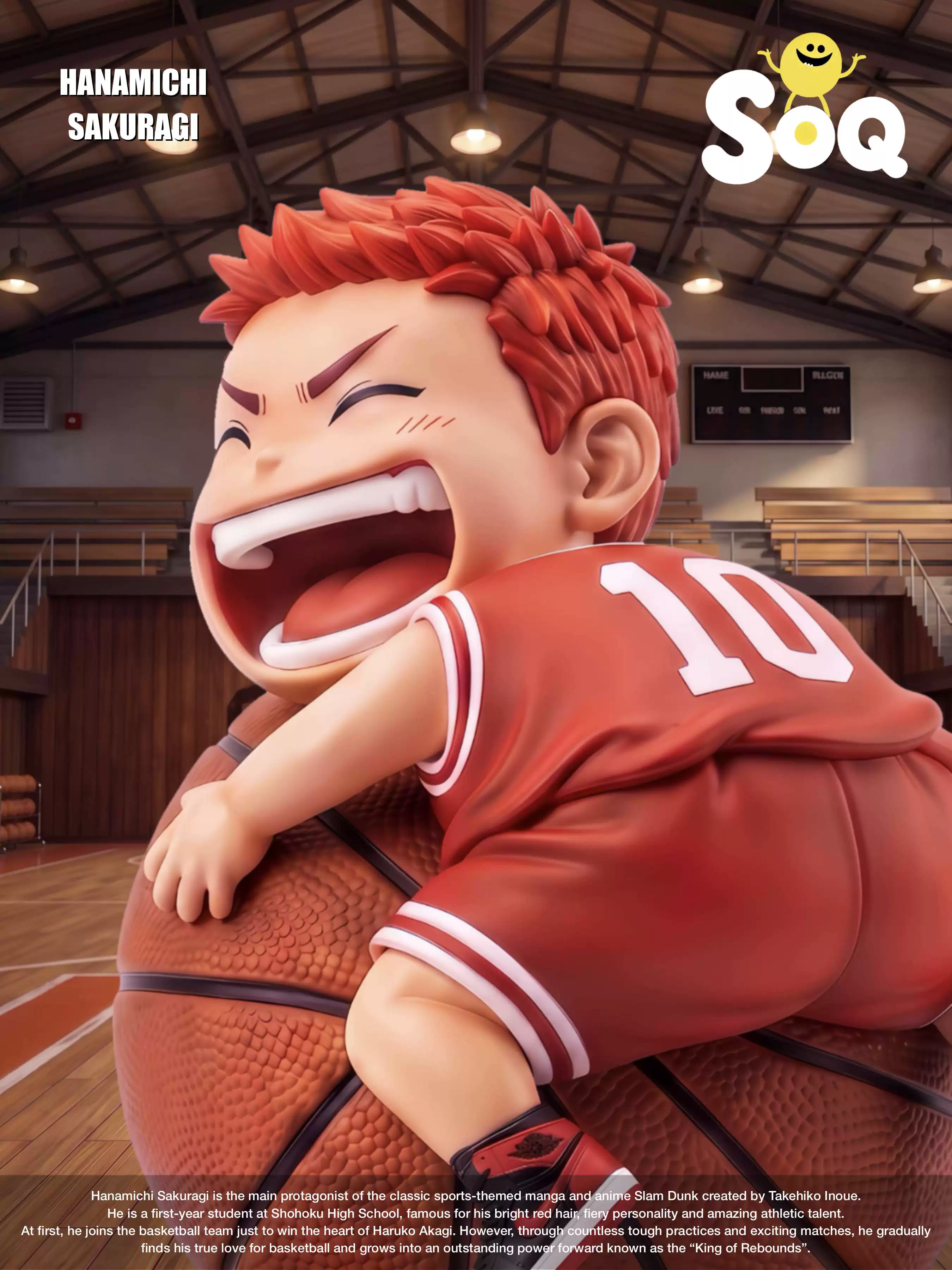 【Pre-sale】Q Version Sakuragi Hanamichi-Slam Dunk-SOQ Studio