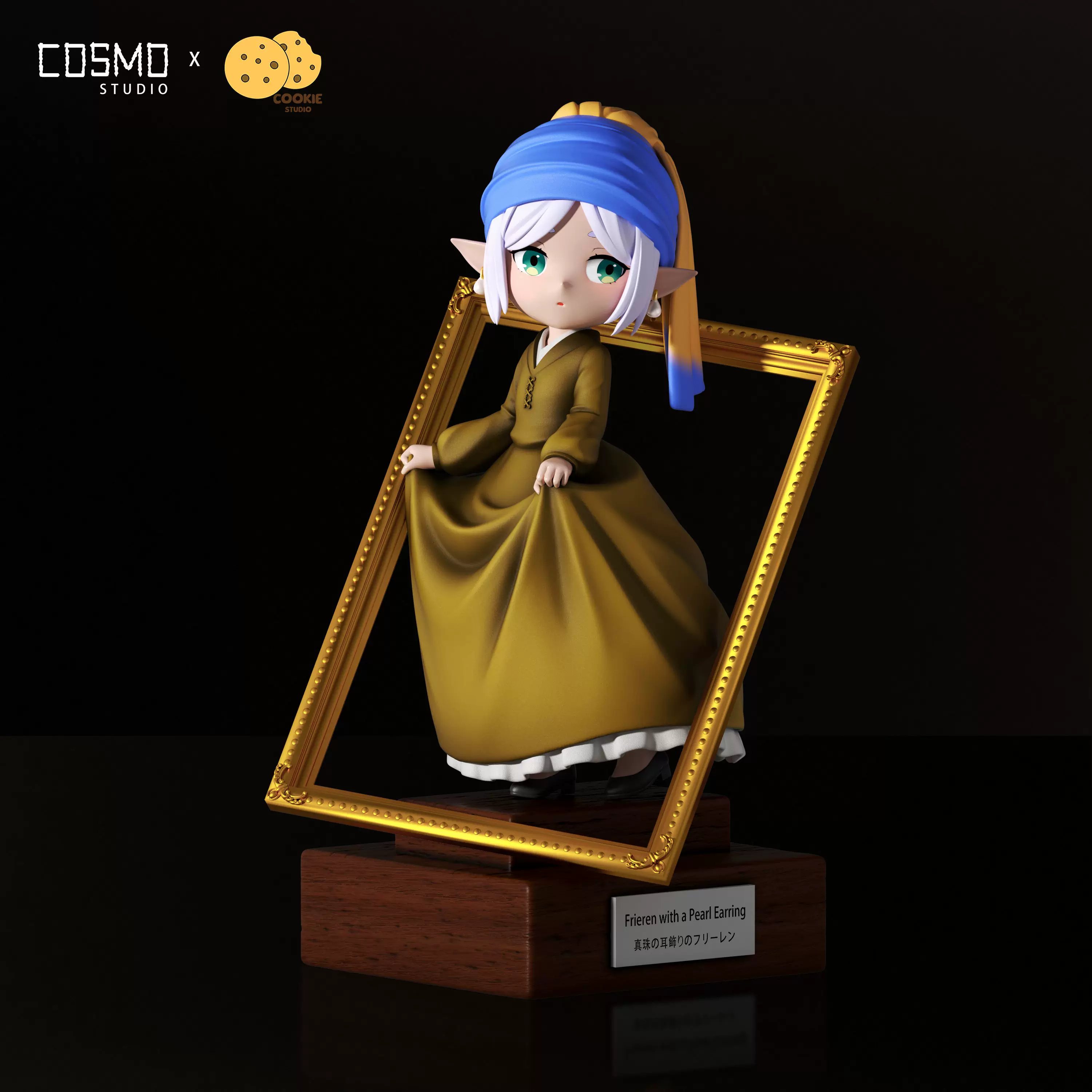 【Pre-sale】Painted Frieren with a Pearl Earing-Frieren: Beyond Journey's End-Cosmo Cookie Studio