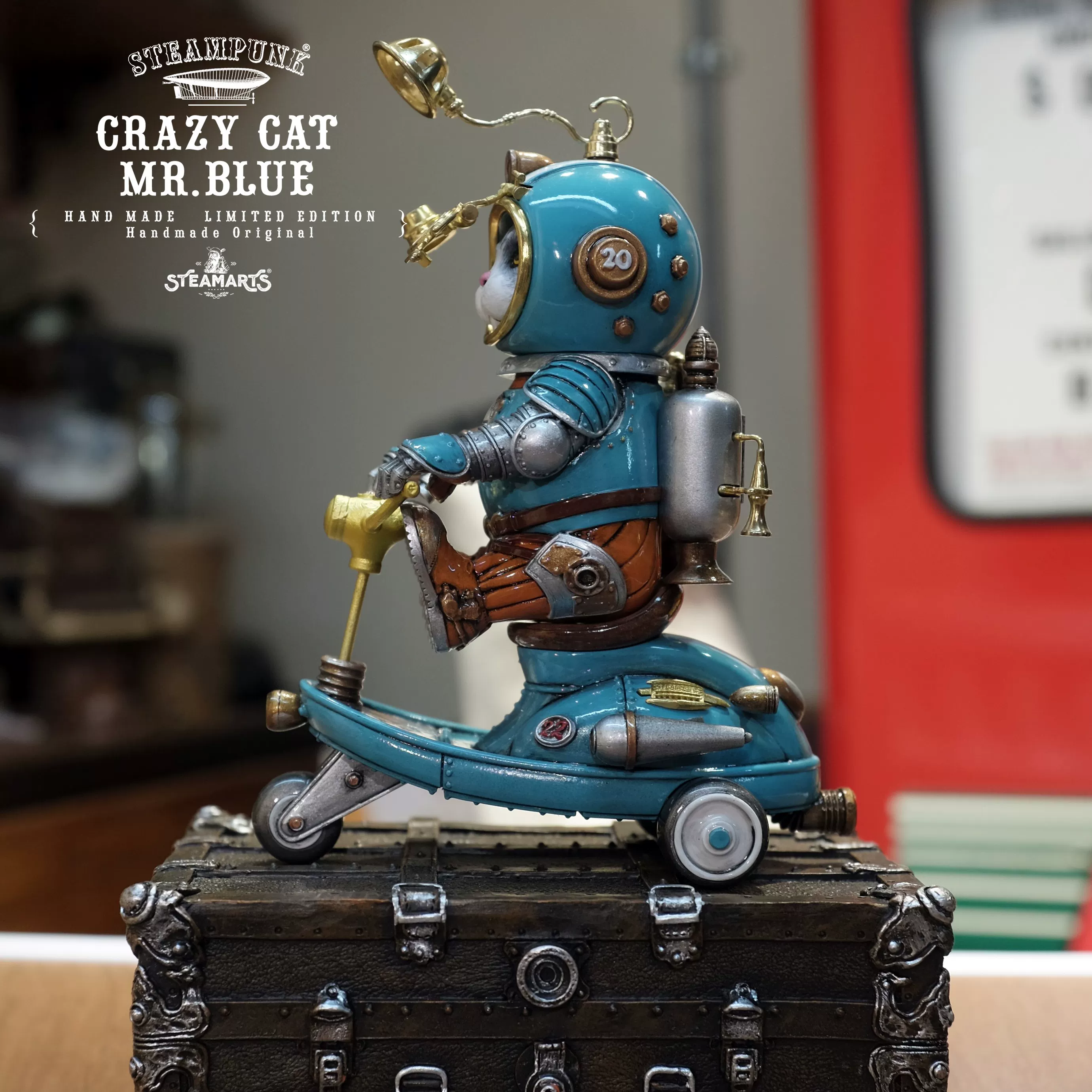 【Pre-sale】Mini Scooter of CRAZY CAT MR.BLUE-STEAMARTS Studio