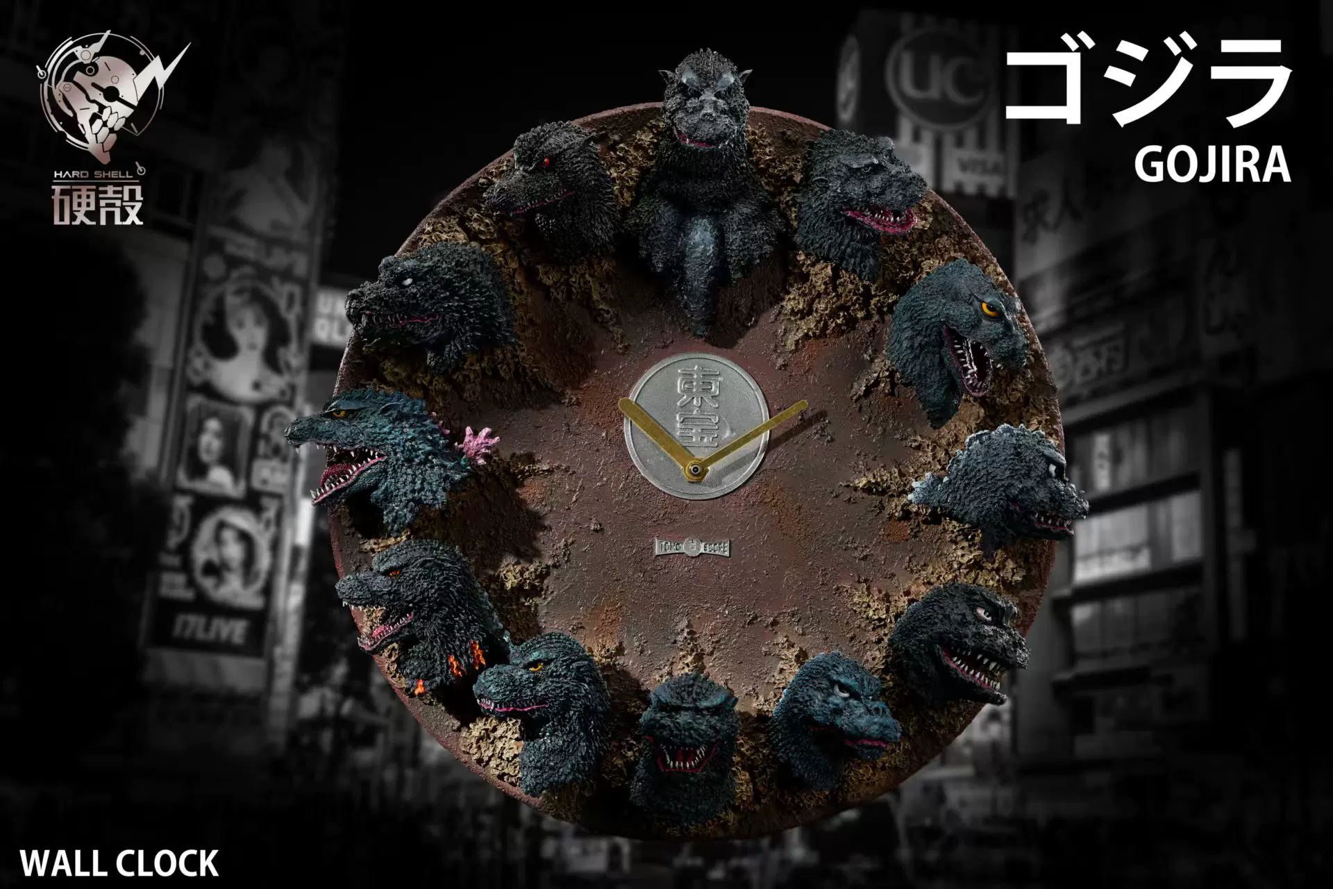 【Pre-sale】12 Heads Clock-Godzilla–Hardcore Studio