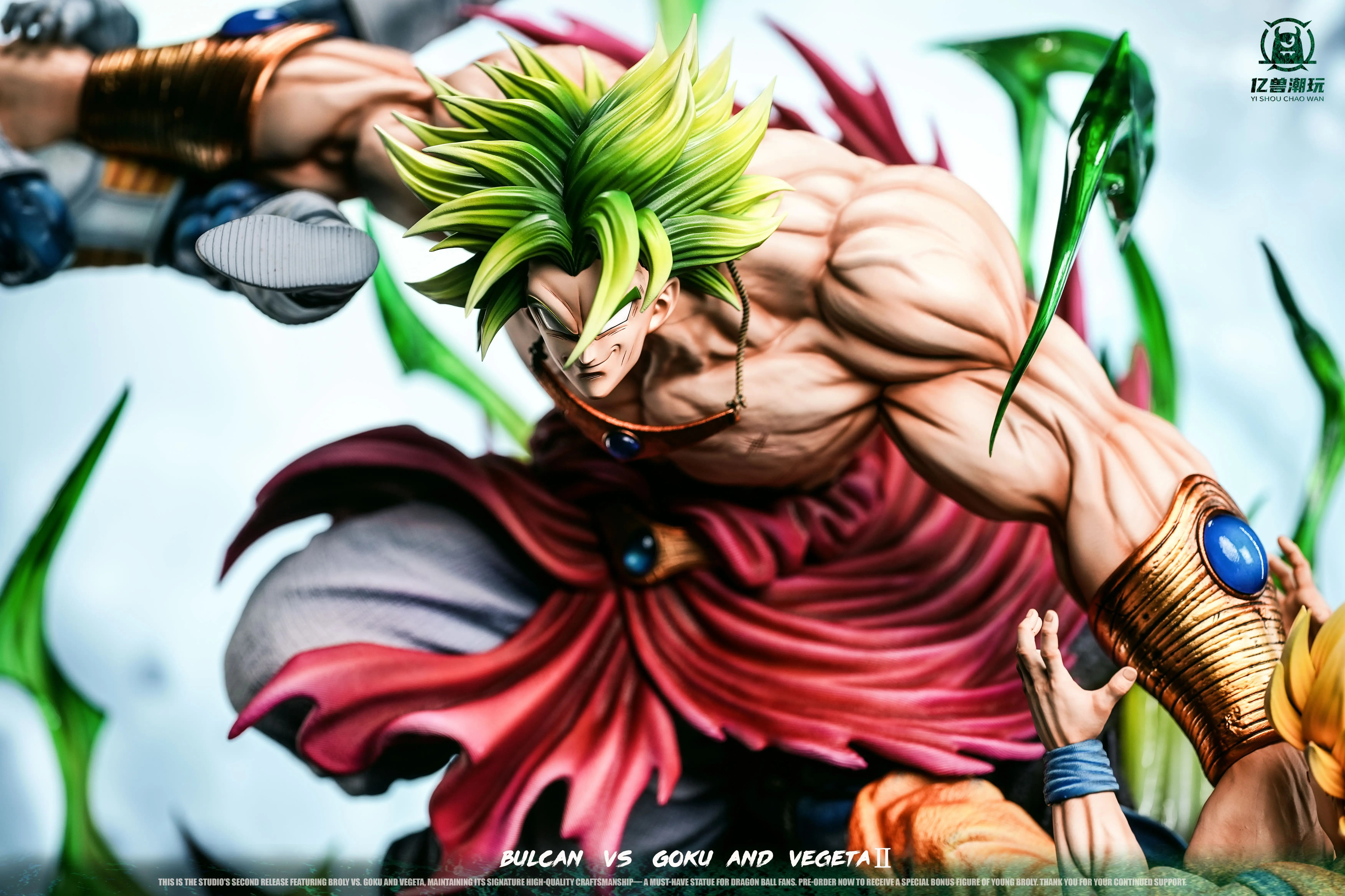 【Pre-sale】1/6 and 1/4 Scale Broli VS Goku and Vegeta 2.0-Dragon Ball-YiShou Studio