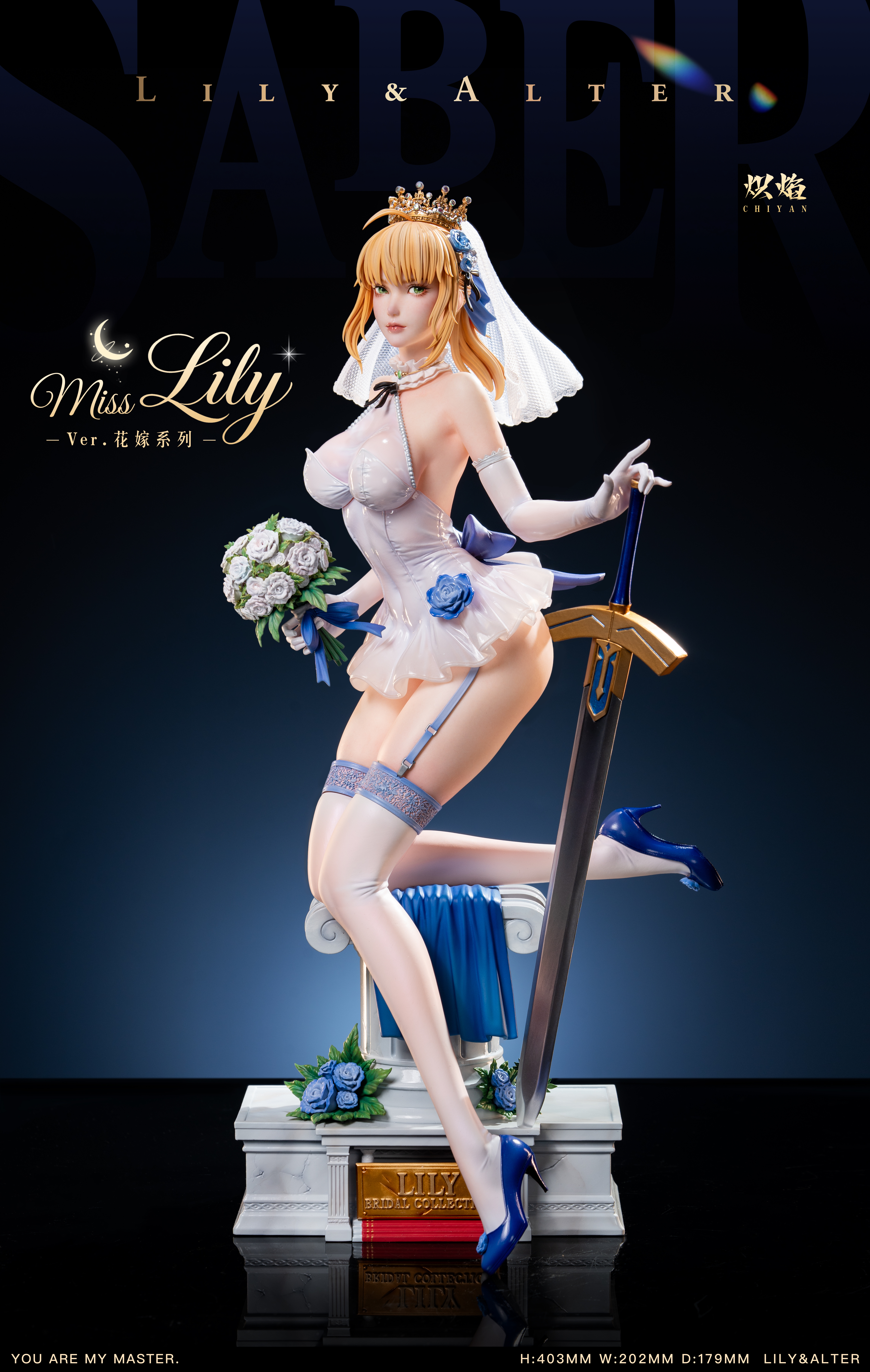 【Pre-sale】1/4 Scale Wedding Dress Lily and Alter-ChiYan Studio