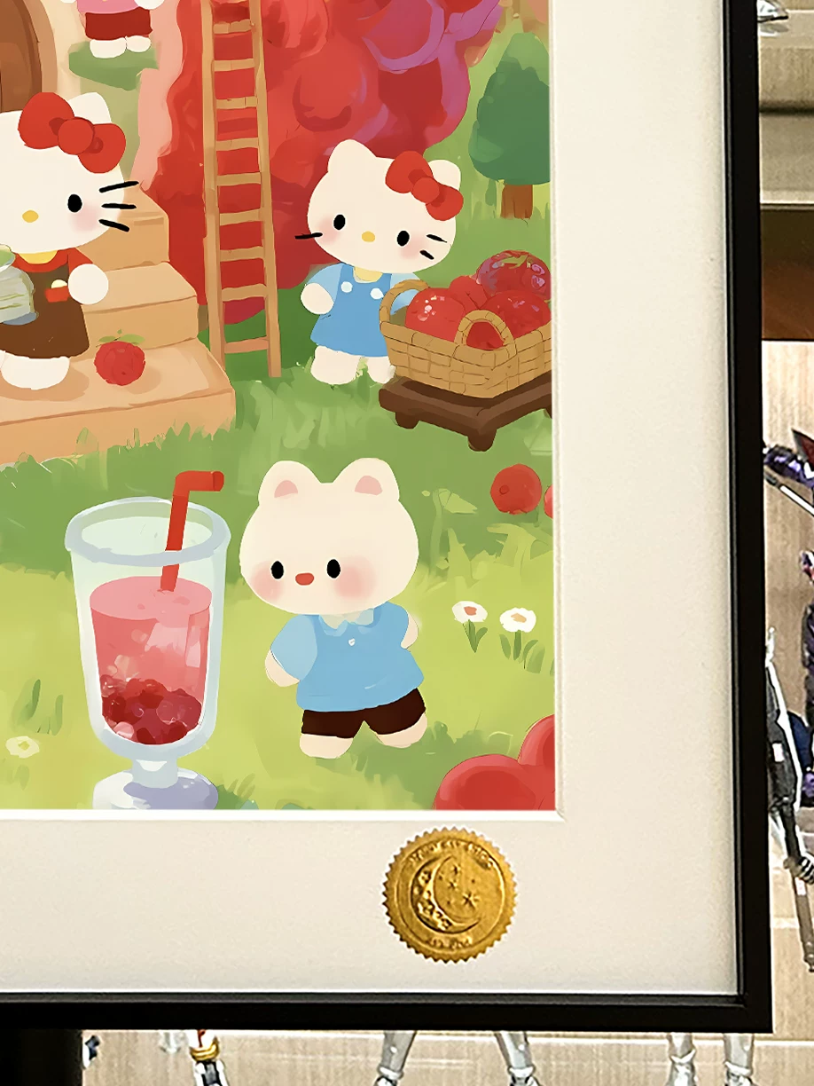 【Pre-sale】Decorative Painting of Lychee-Hello Kitty-XingKong Studio