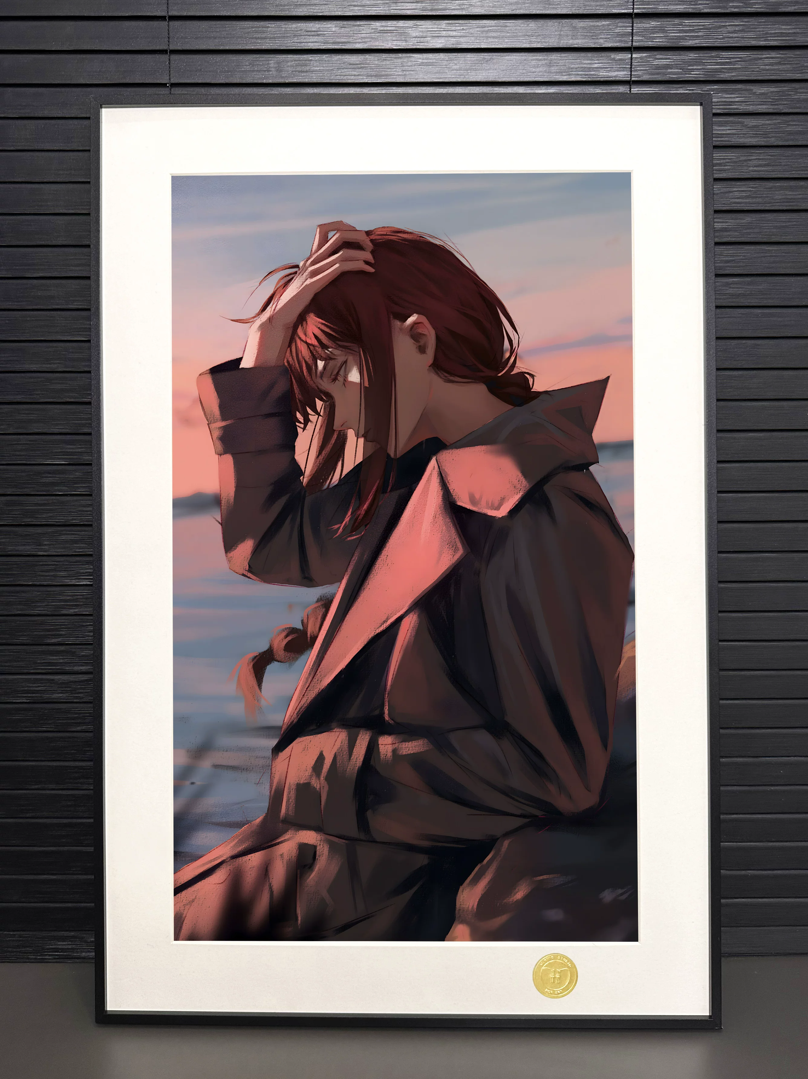 【Pre-sale】Decorative Painting of Sad Makima-Chainsaw Man-H2 Studio