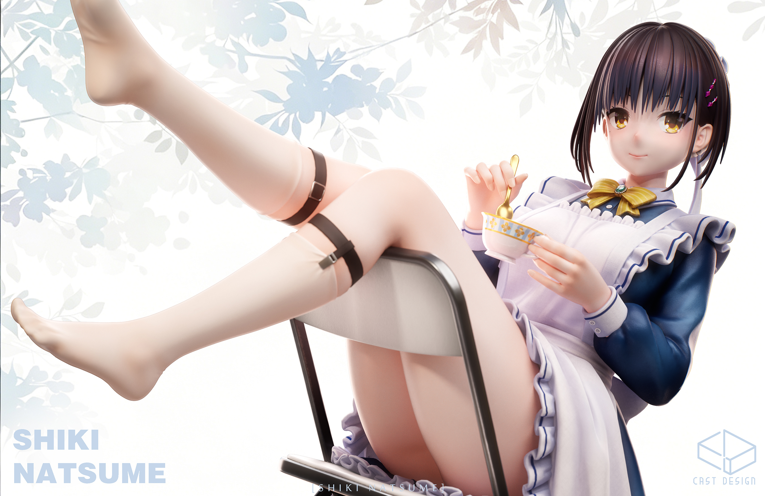 【Pre-sale】1/6 Scale Shiki Natsume-Cafe Stella to Shinigami no Chou-Cast Design Studio