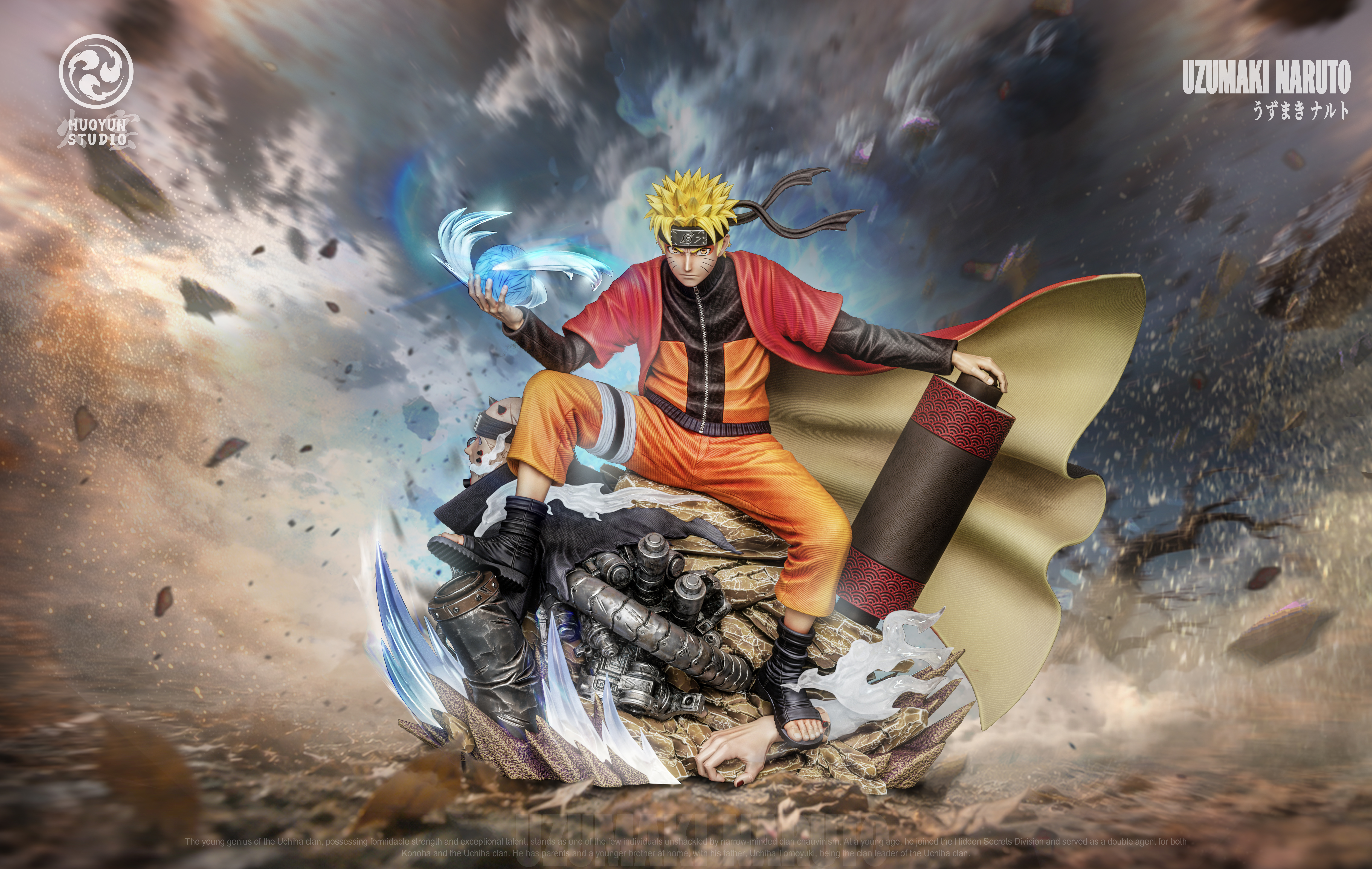 【Pre-sale】1/6 Scale 002 Nazumaki Naruto-Naruto-HuoYun Studio