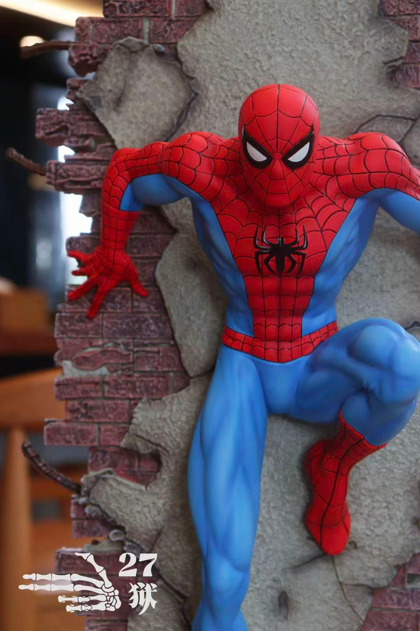 【Pre-sale】1/4 Scale Spiderman on the Wall-27abyss Studio