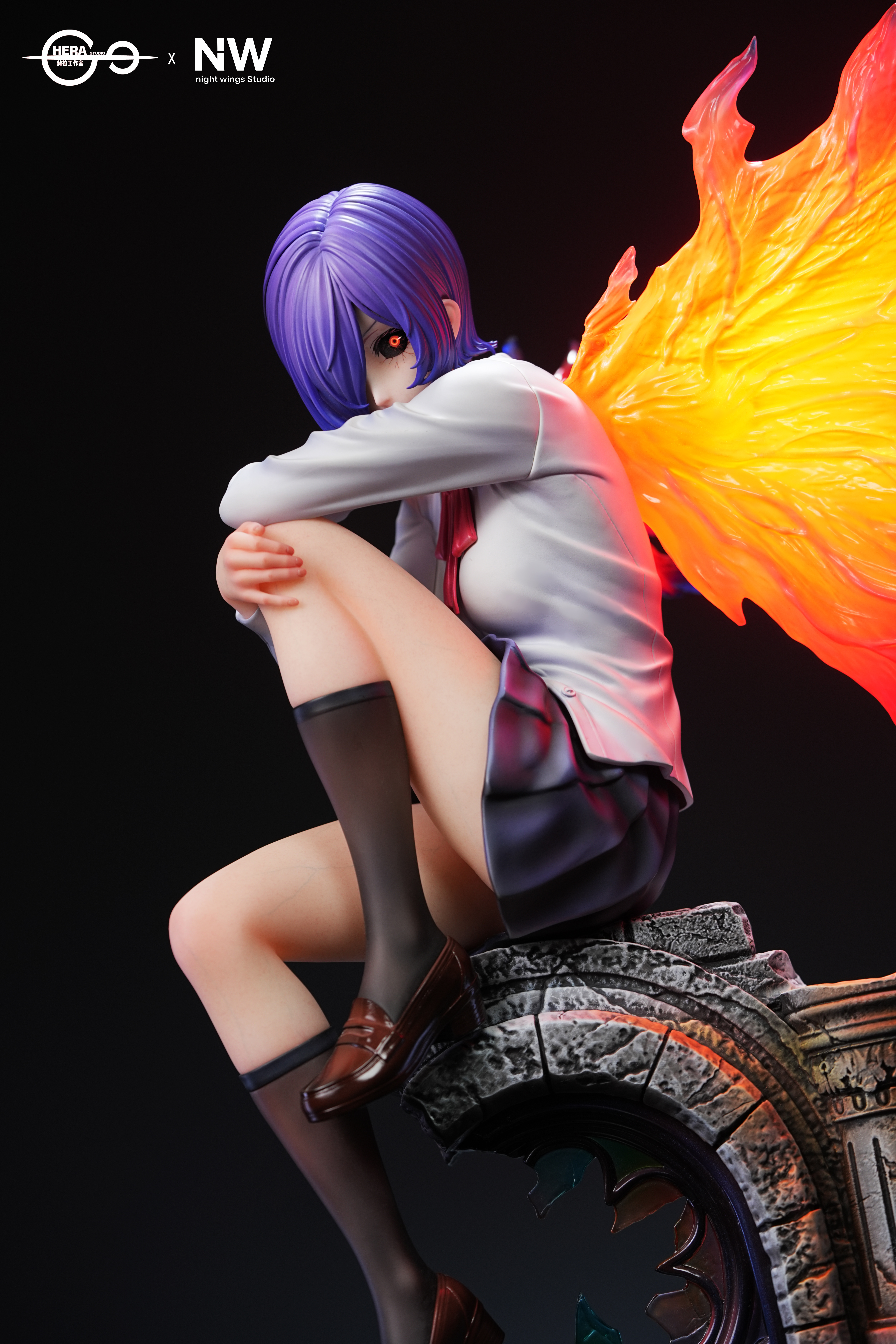 【Pre-sale】1/6 and 1/4 Scale Touka Kirishima with LED-Tokyo Ghoul‌-HERA Studio × Night Wing Studio