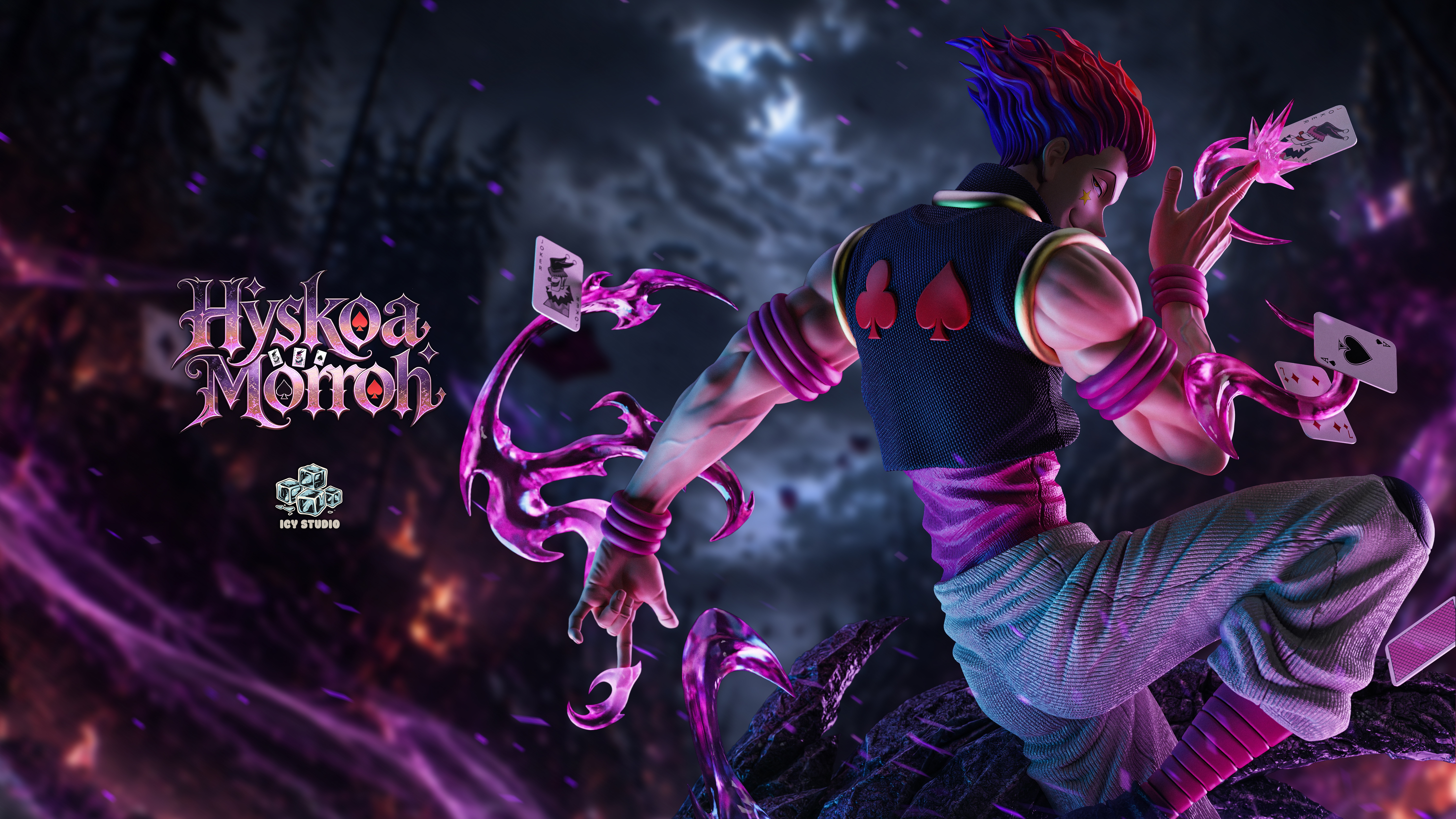 【Pre-sale】1/6 Scale Illumi Zoldyck and Hyskoa-Hunter X Hunter-Icy Studio