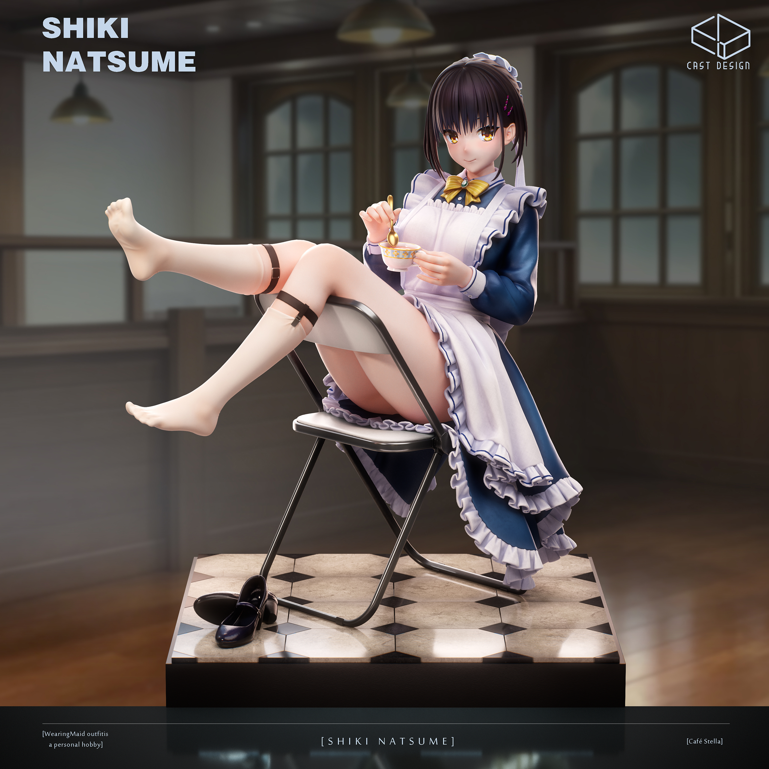 【Pre-sale】1/6 Scale Shiki Natsume-Cafe Stella to Shinigami no Chou-Cast Design Studio