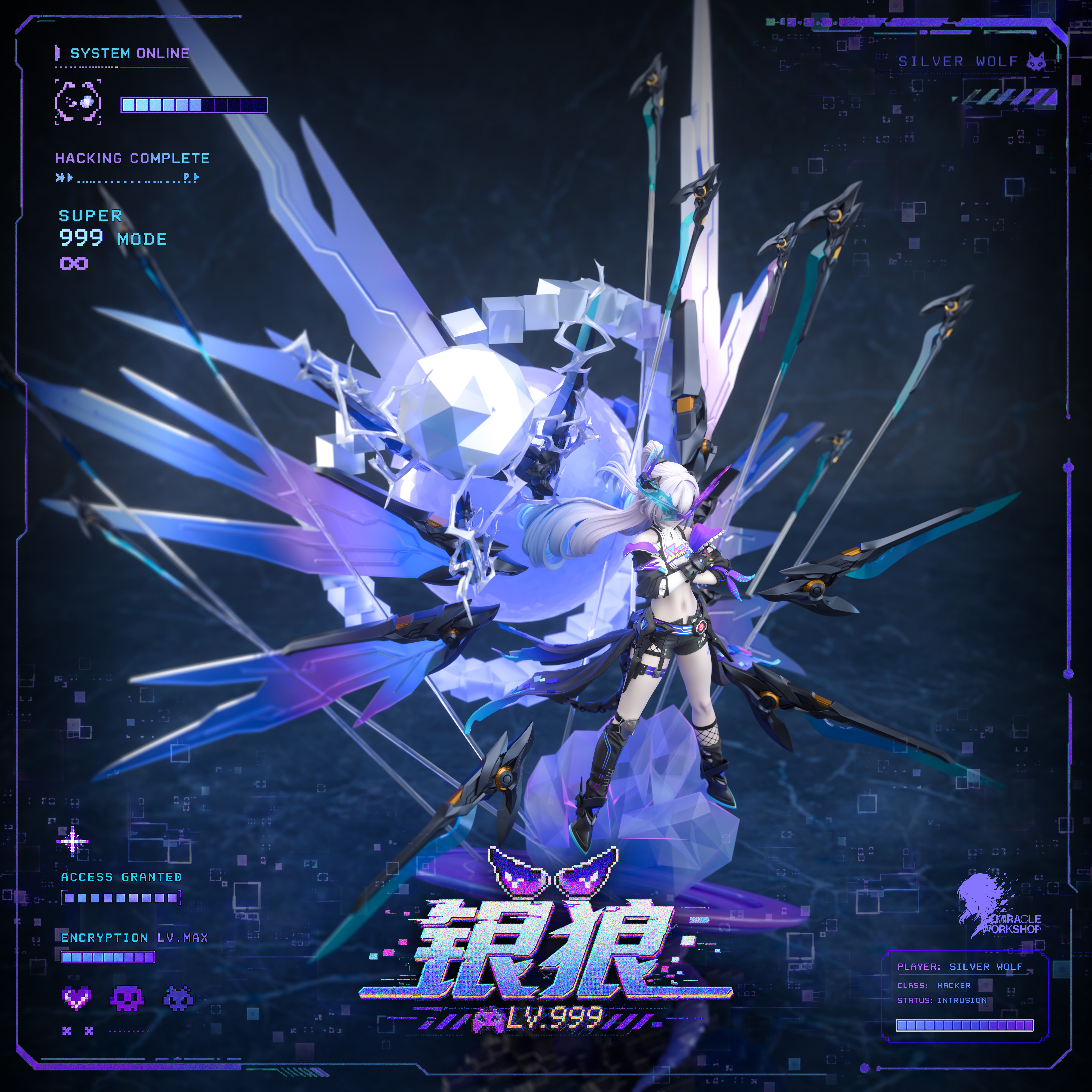 【Pre-sale】1/6 Scale Silver Wolf-Honkai: Star Rail-Miracle Workshop Studio