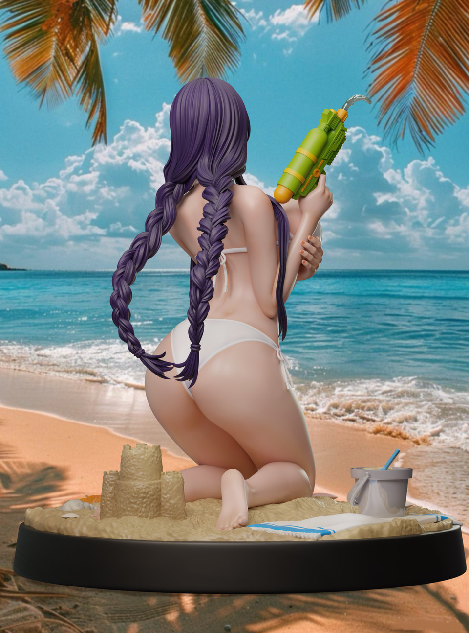 【Pre-sale】1/7 Scale Swimming Suit Busujima Saeko-HIGHSCHOOL OF THE DEAD-ZiYe Studio