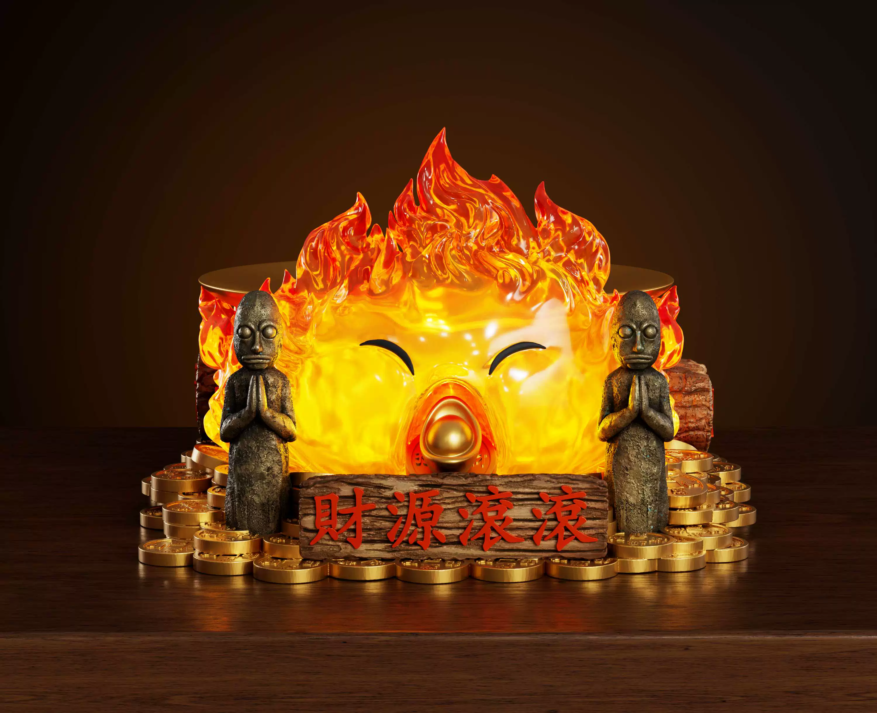 【Pre-sale】Wealth Attraction Calcifer-wawa Studio