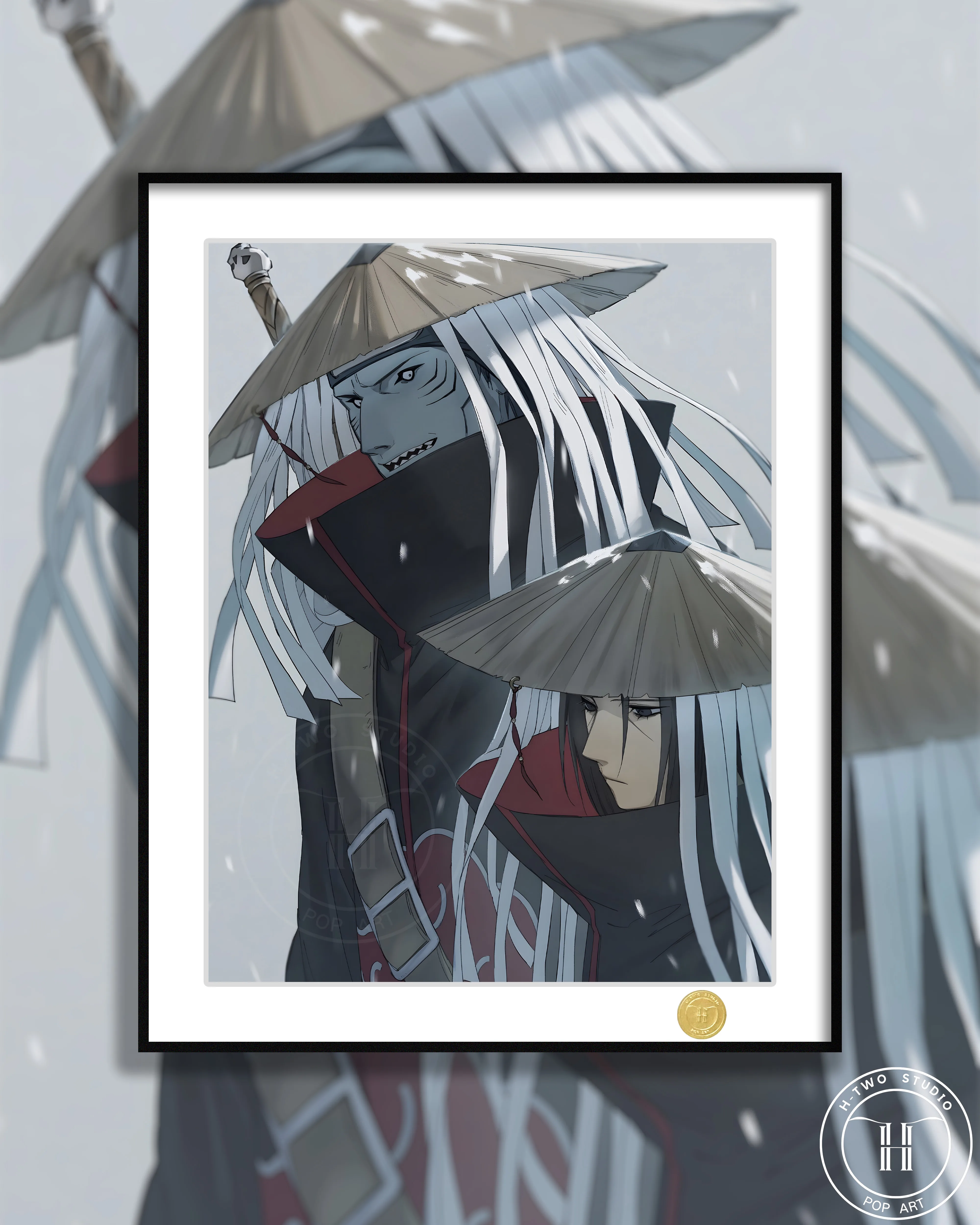 【Pre-sale】Decorative Painting of Hoshigaki Kisame and Uchiha Itachi-H2 Studio
