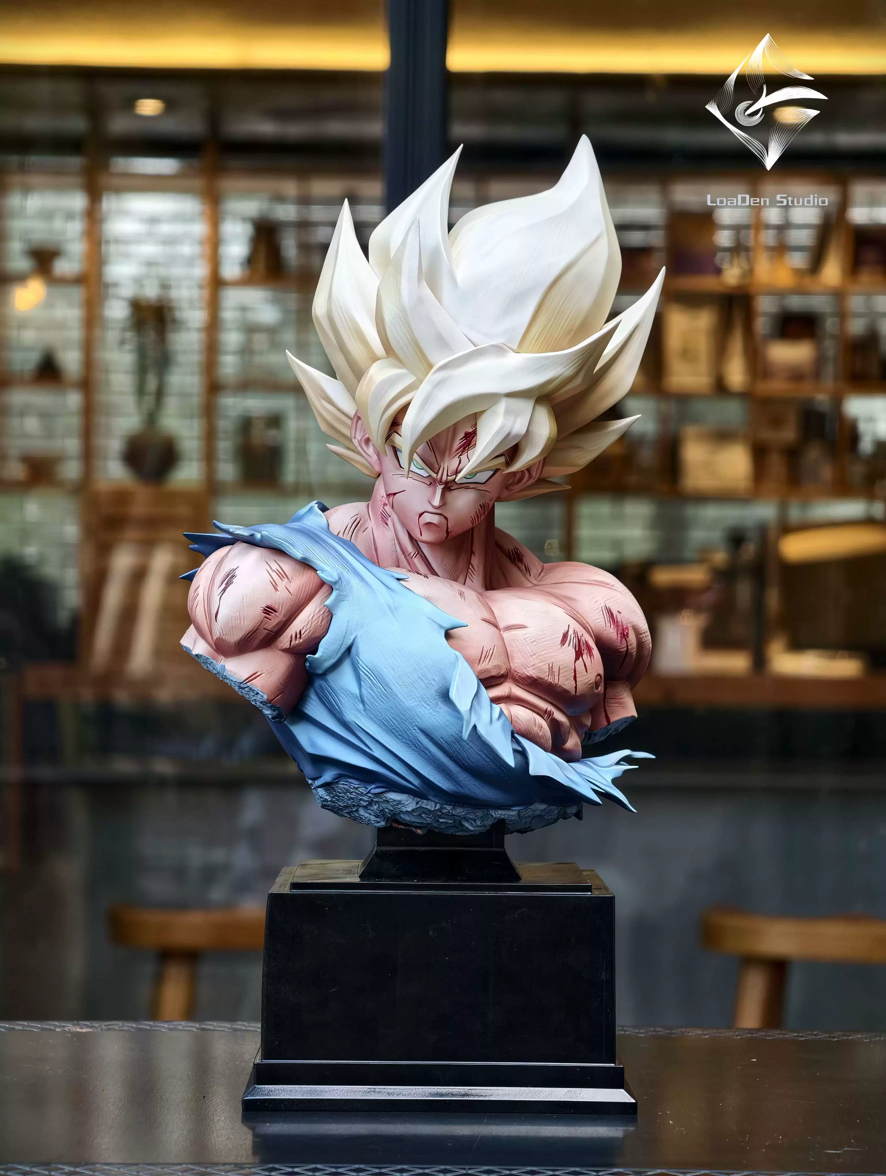 【Pre-sale】1/3 Scale 007 Bust of SS Goku-Dragon Ball-LoaDen Studio