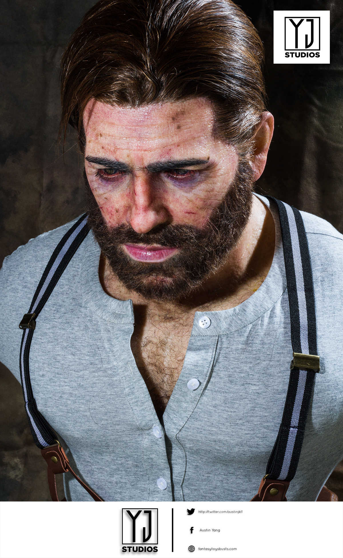 【Pre-sale】1/1 Scale Bust of Morgan Sick version-YJ Studio