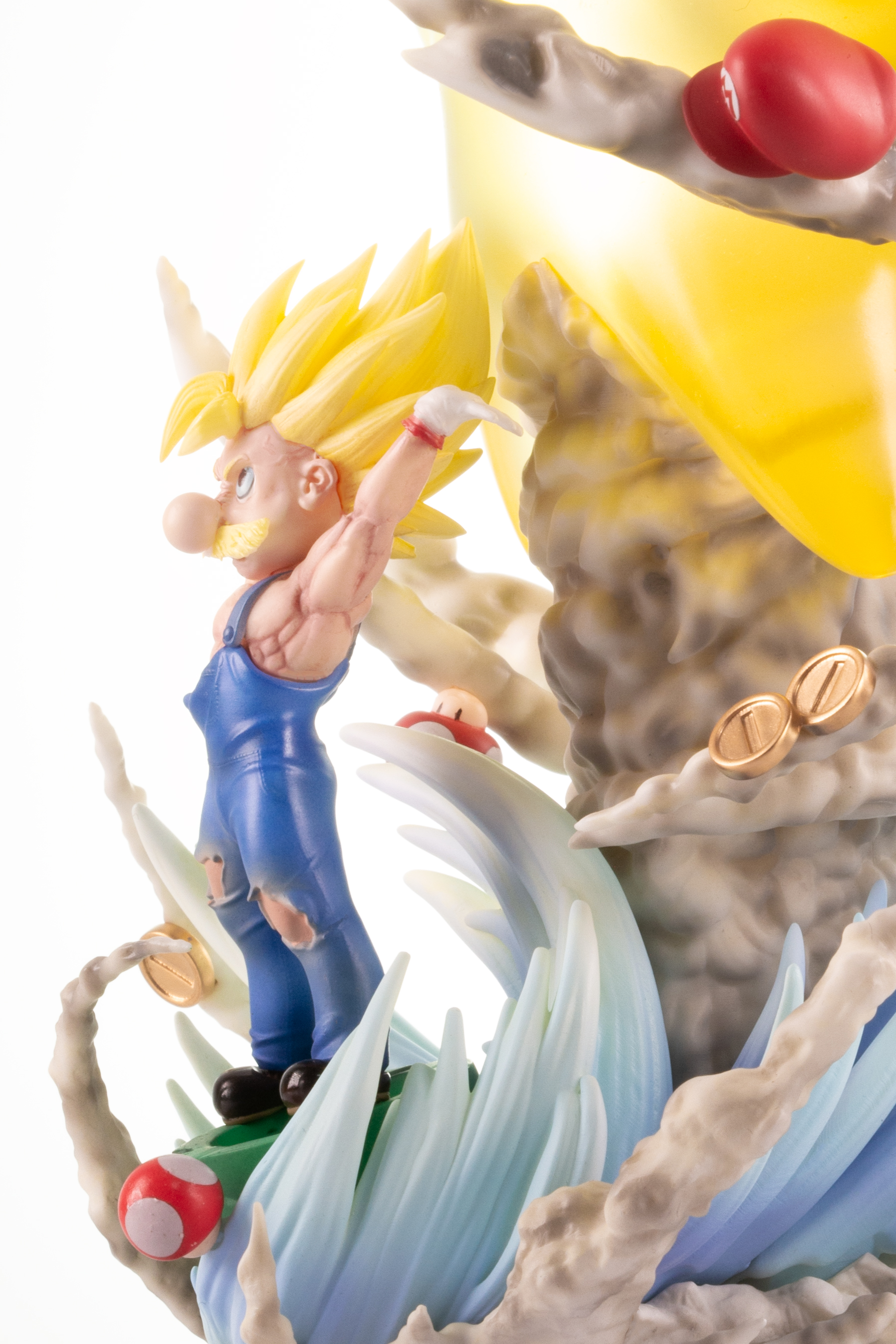 【Pre-sale】Super Saiyan Mario with LED-ChaoShe Studio