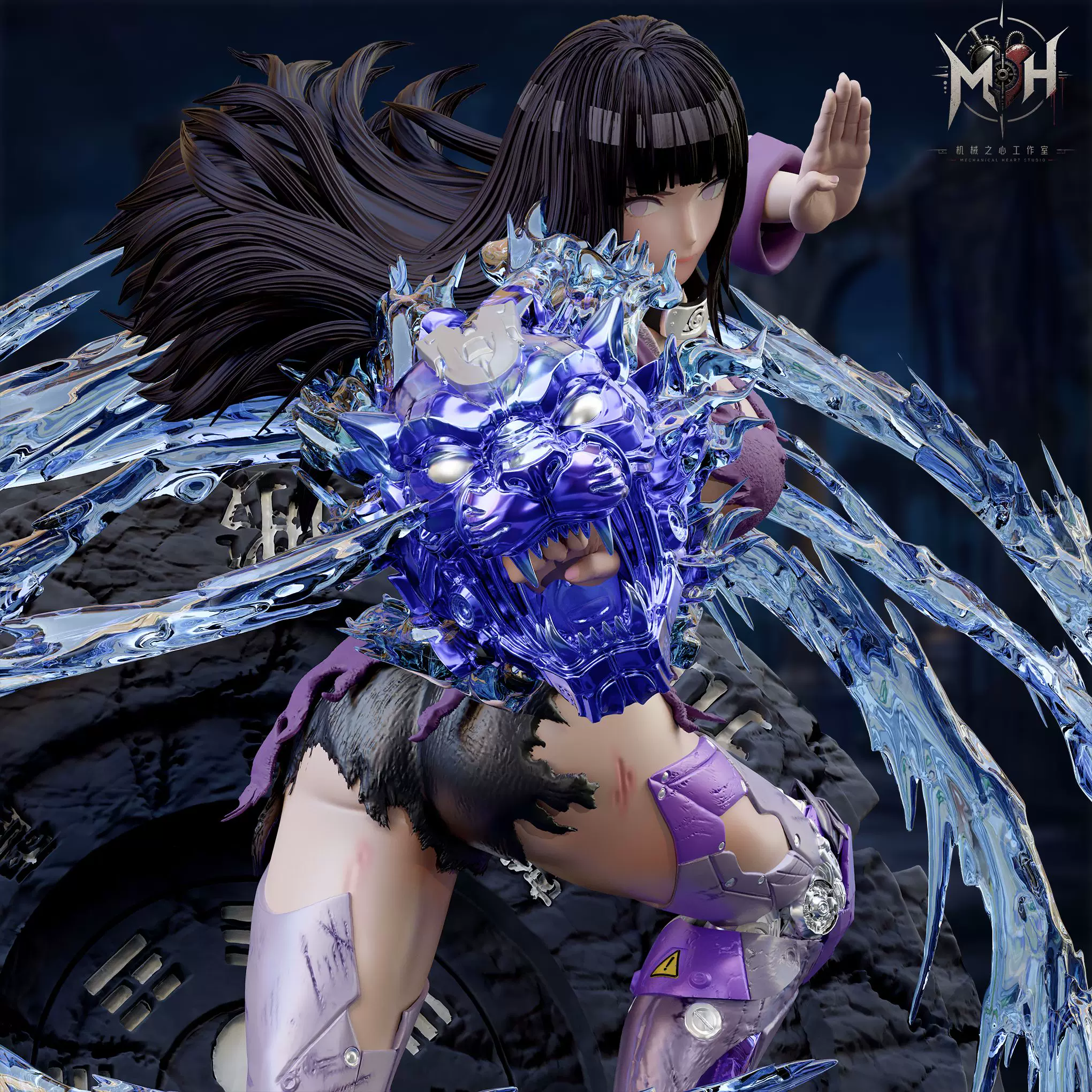 【Pre-sale】1/5 Scale Mechanical Hyūga Hinata-Naruto-MH Studio