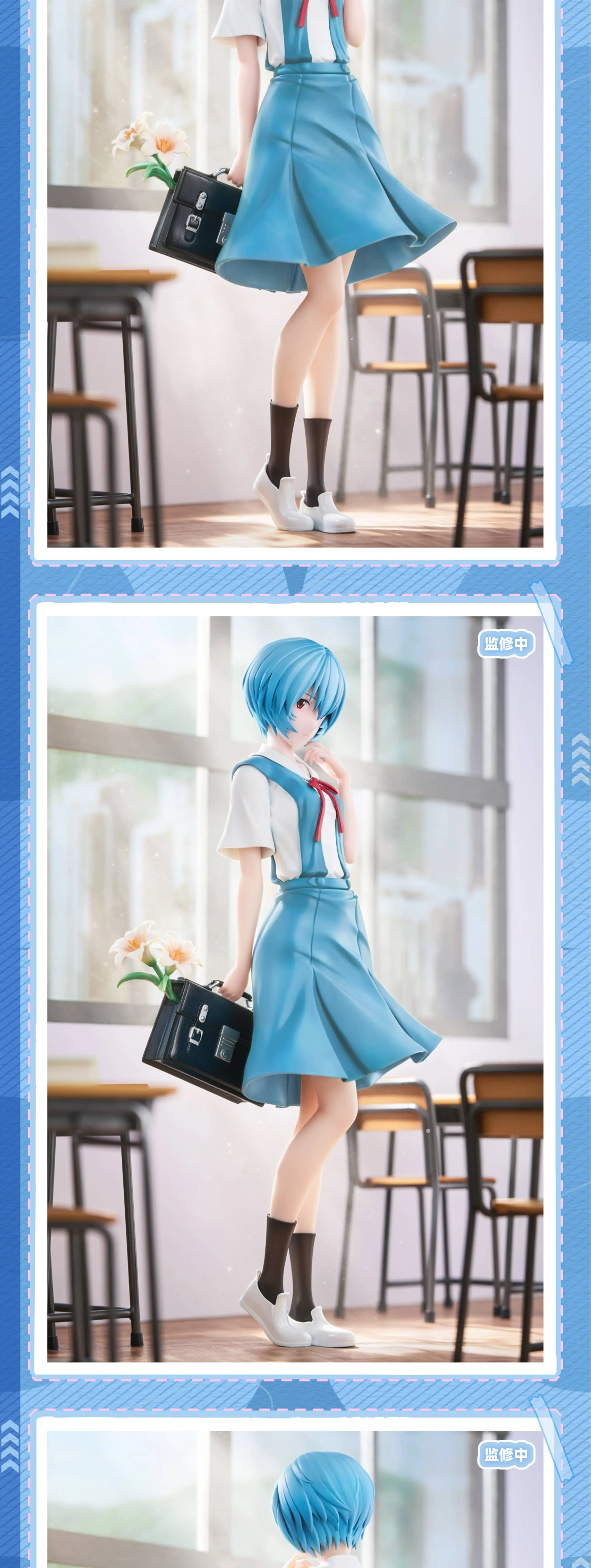 【Pre-sale】1/6 Scale School Uniform Ayanami Rei-EVA-BearPanda Studio