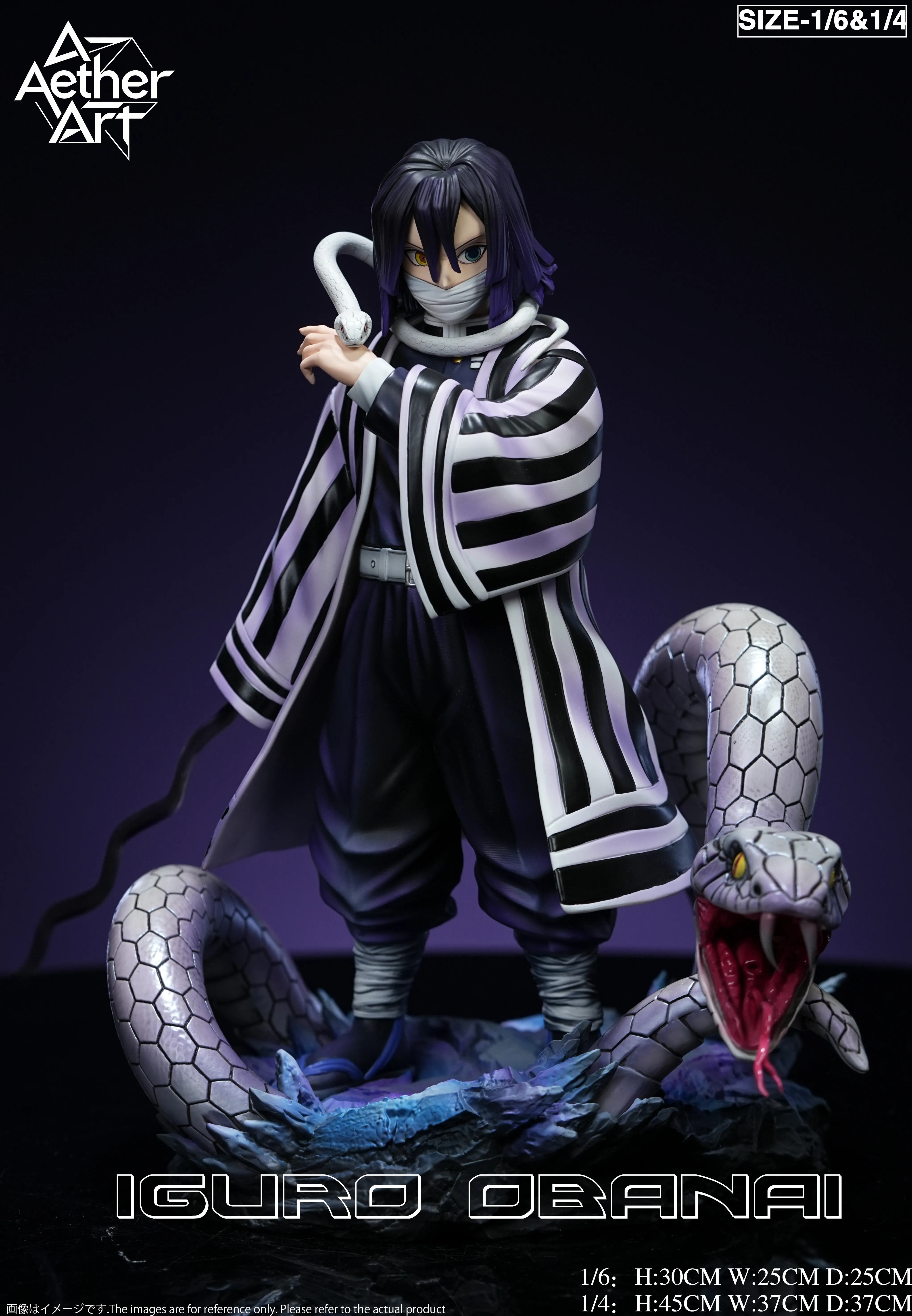 【Pre-sale】1/6 and 1/4 Scale Tomika Giyuu and Iguro Obanai-Demon Slayer-Aether Art Studio