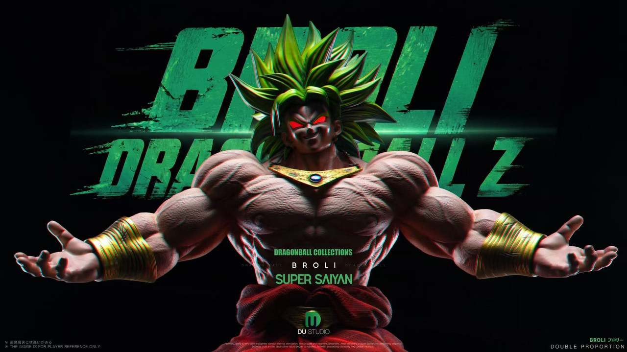 【Pre-sale】1/8, 1/6 and 1/4 Scale Super Saiyan Broly with LED-Dragon Ball-DU Studio