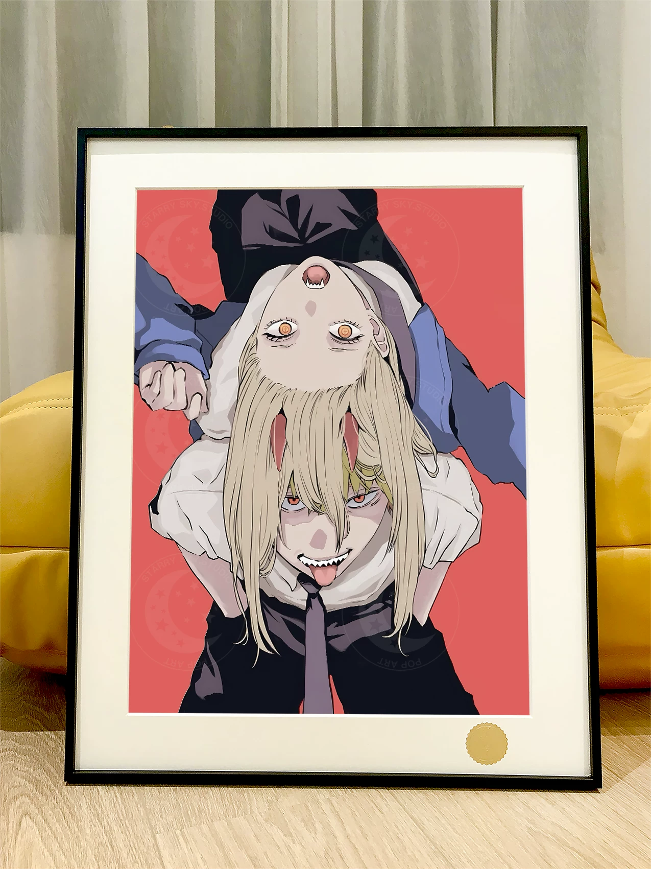 【Pre-sale】Decorative Painting of Denji and Power-Chainsaw Man-XingKong Studio