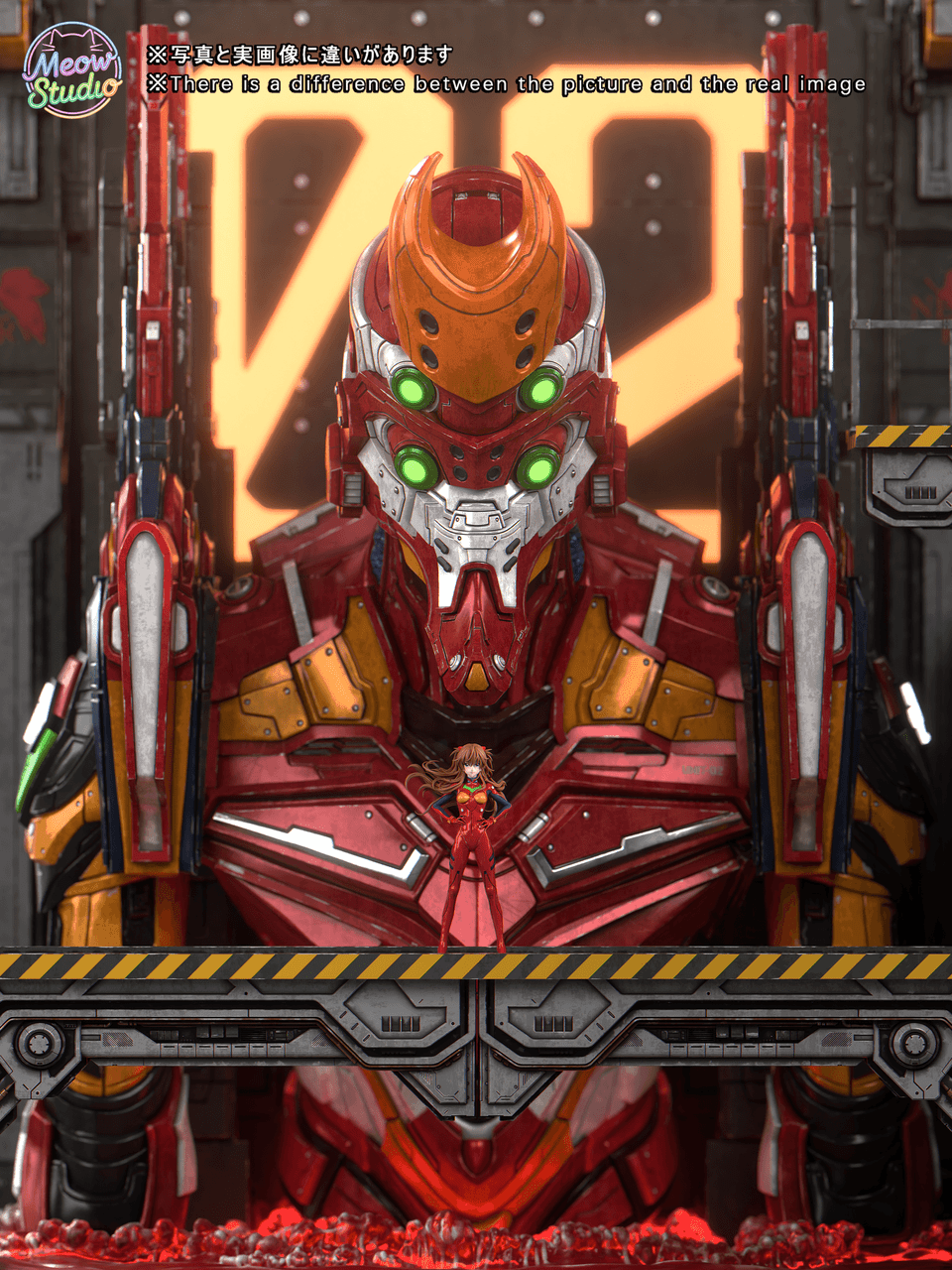 【Pre-sale】EVA-02 and Asuka with LED-EVA-Meow Studio