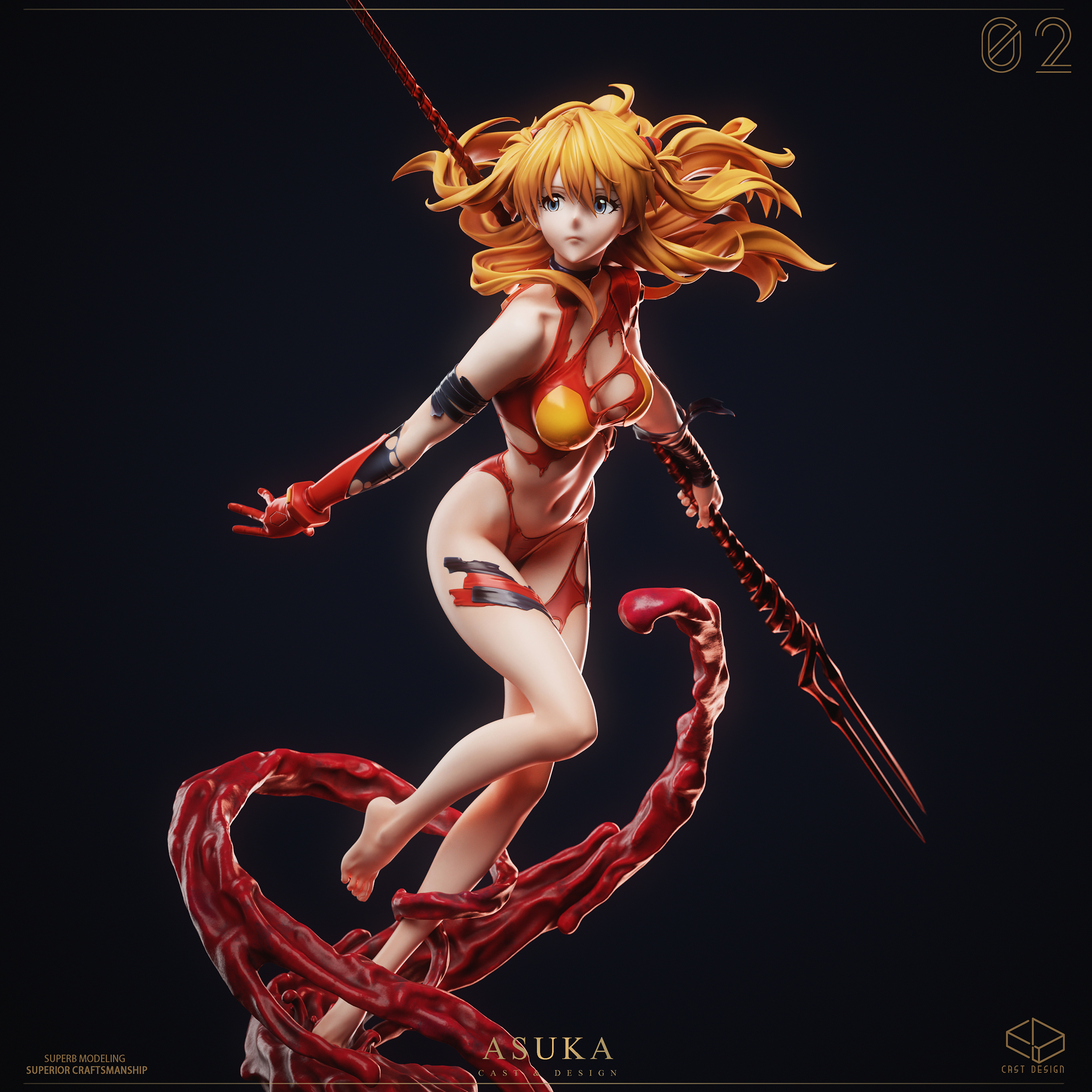 【Pre-sale】1/4 Scale NO.10 Asuka-Cast Design Studio