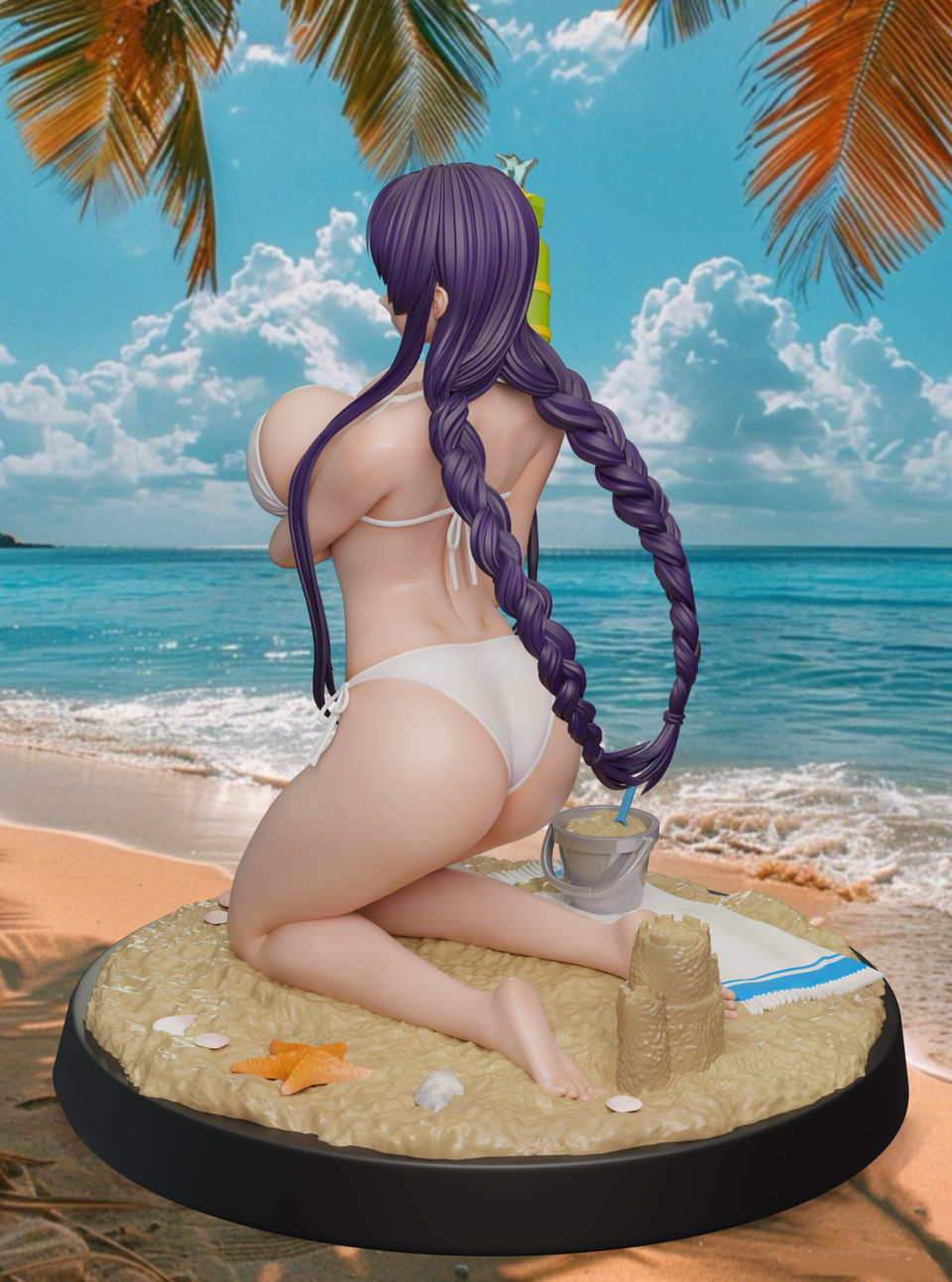 【Pre-sale】1/7 Scale Swimming Suit Busujima Saeko-HIGHSCHOOL OF THE DEAD-ZiYe Studio