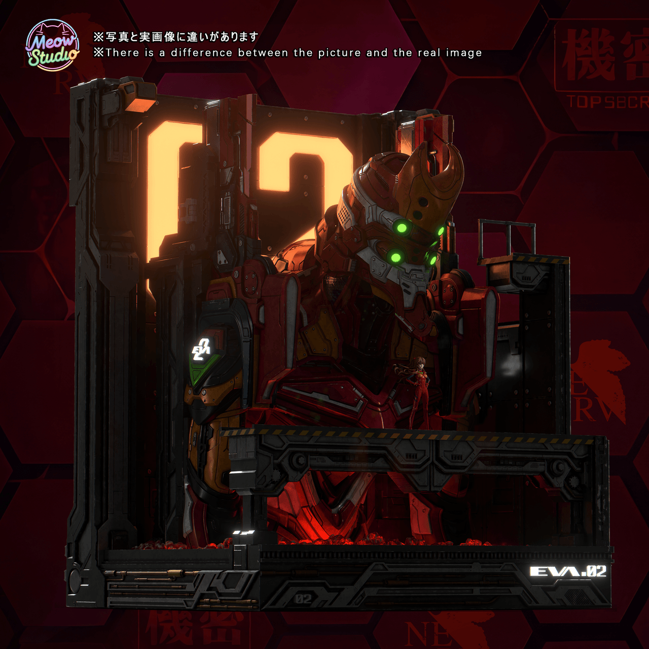 【Pre-sale】EVA-02 and Asuka with LED-EVA-Meow Studio
