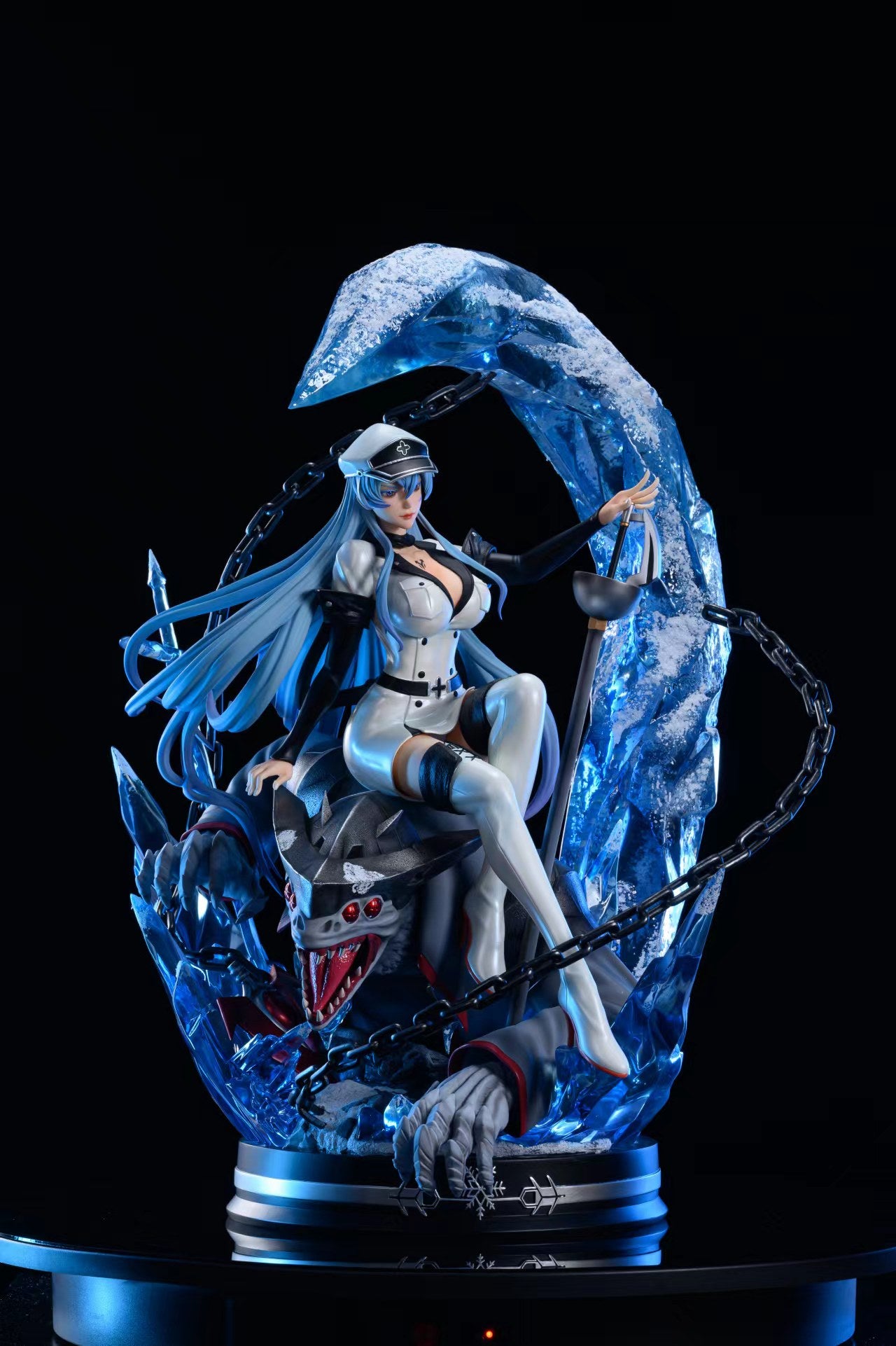 【Last one】1/4 Scale The Ice Queen Esdeath with LED-Akame Ga Kill-First Impression Studio