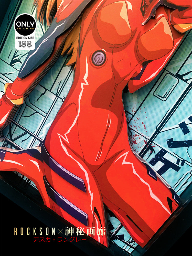 【Pre-sale】Asuka Langley Soryu 3D Decoration Painting-Evangelion-Mystical Art Studio
