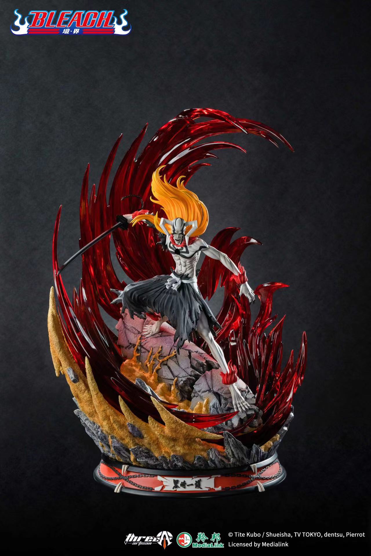 【Sold out】1/6 Scale Licensed Complete Hollowfication Ichigo Kurosaki-ThreeArtisan Studio