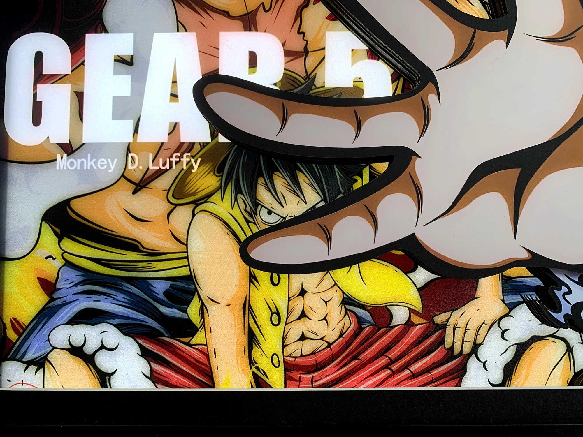 【In stock】Decorative Painting of Gear 5 Luffy-One Piece-Mystical Art Studio