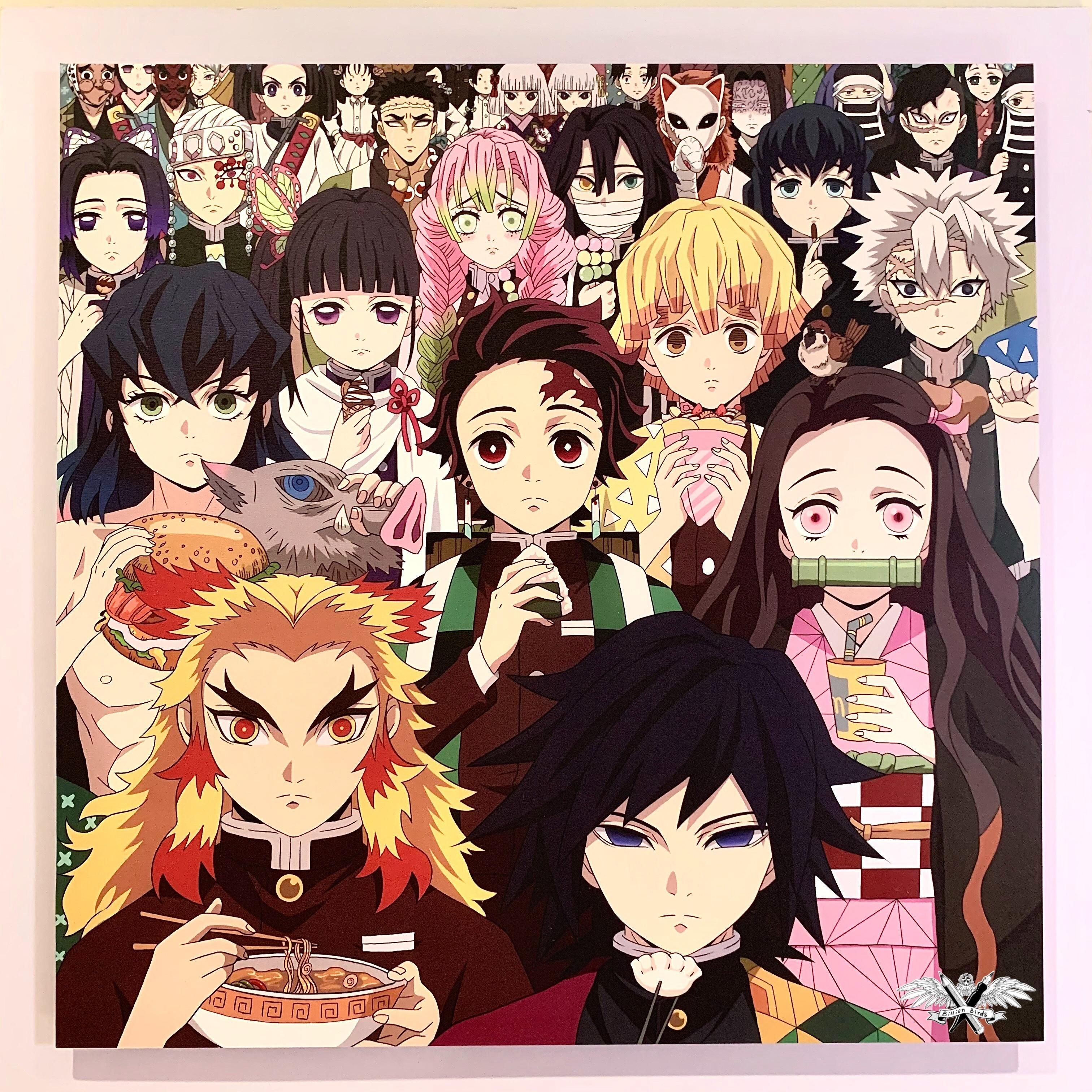 【In stock】Decorative painting of Demon Slayer-Billion Birds Studio
