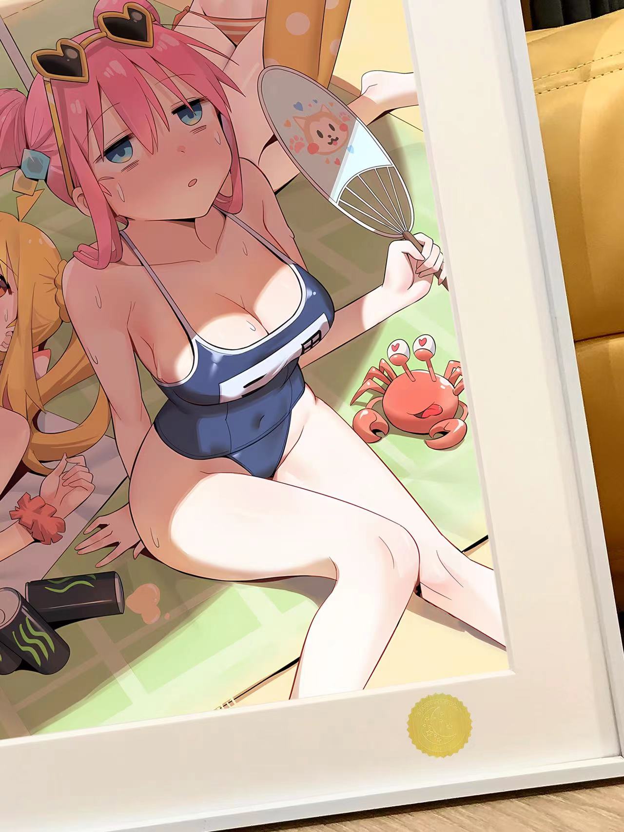 【Pre-sale】Beach Series Hitori Gotoh & Nijika Ijichi & Ryo Yamada & Ikuyo Kita Decorative Painting - Bocchi the Rock! - Xingkong Studio