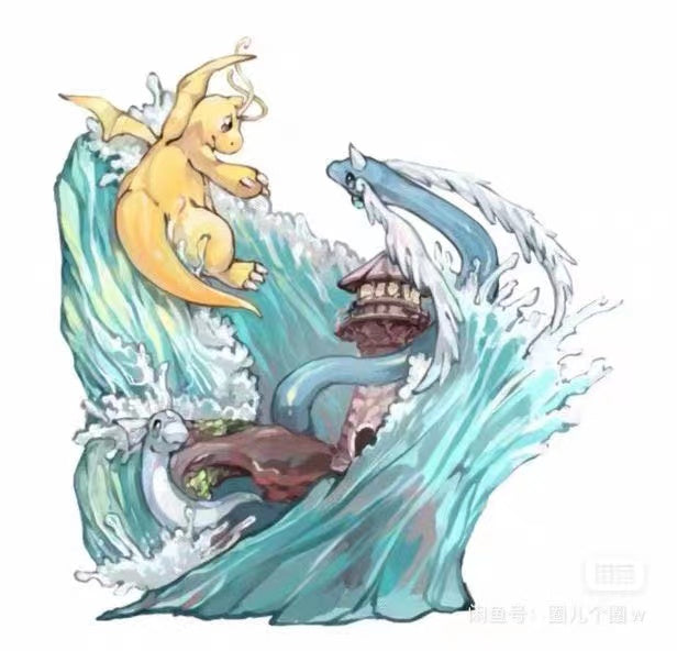 【In stock】Dragonite/Dragonair-Pokemon-Fantasy Studio