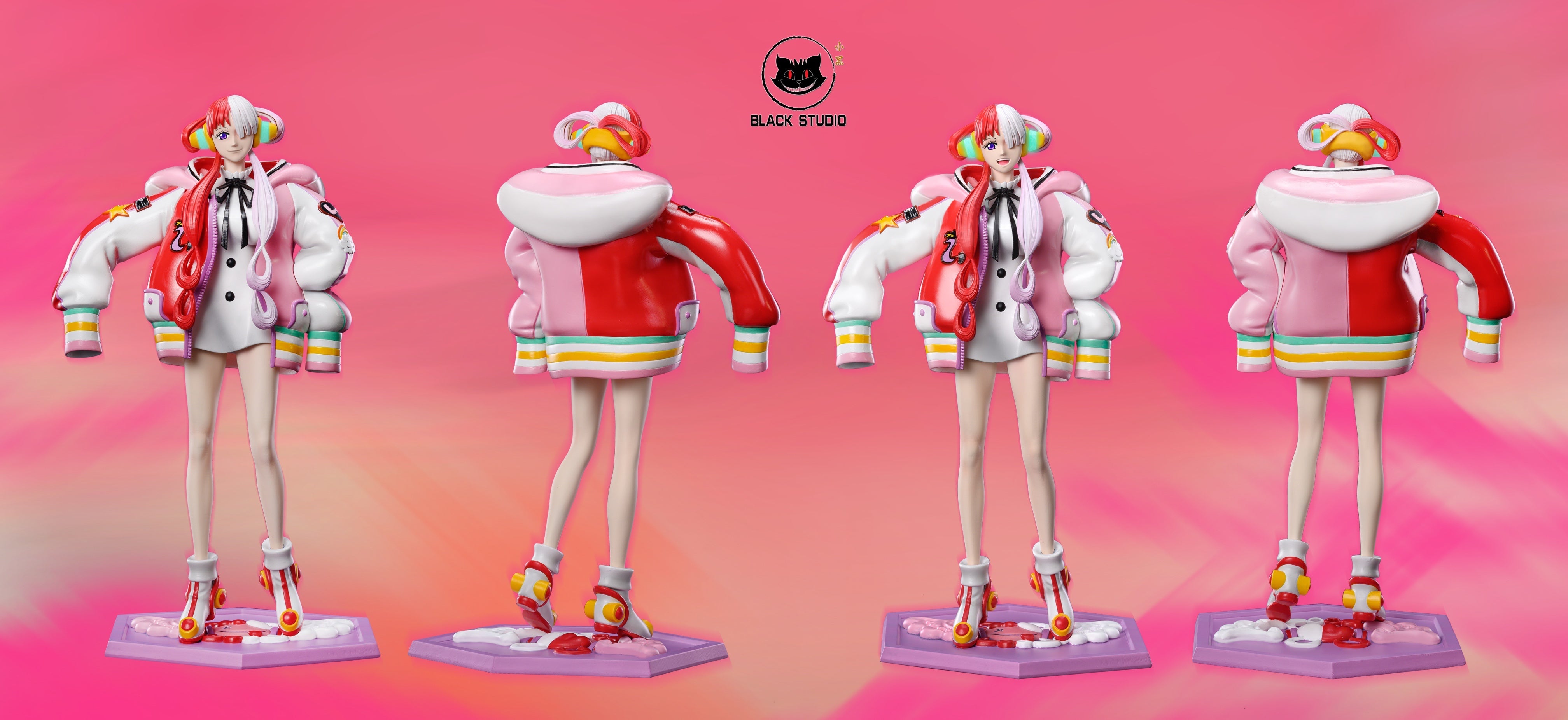 【In stock】Red-Haired Pirates Uta-One piece-Black Studio