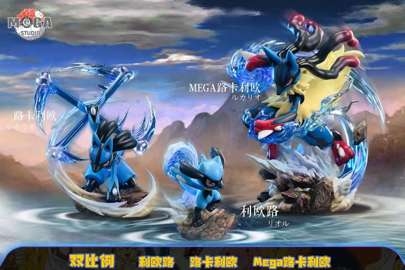 【Pre-sale】1/20 Scale Evolution Group Lucario-Pokemon-Mega Studio