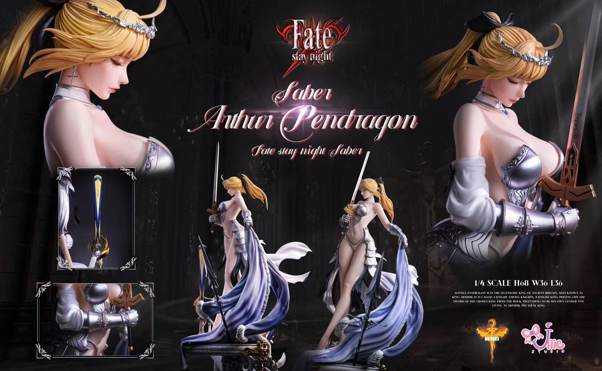 【Sold out】1/4 Scale Altria Pendragon (Saber)-Avalon-DT&UME-Studios