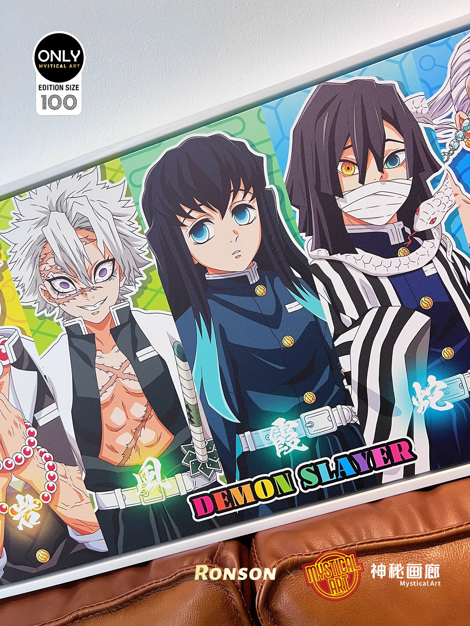 【In stock】RAINBOW Series 008 Decorative Painting of Demon Slayer-Mystical Art Studio