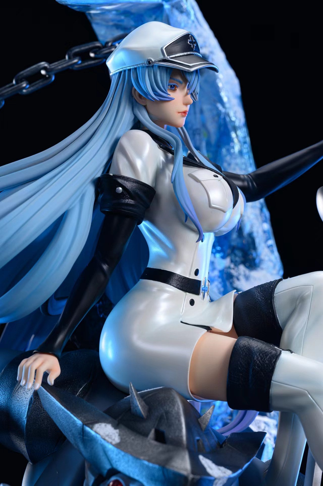 【Last one】1/4 Scale The Ice Queen Esdeath with LED-Akame Ga Kill-First Impression Studio