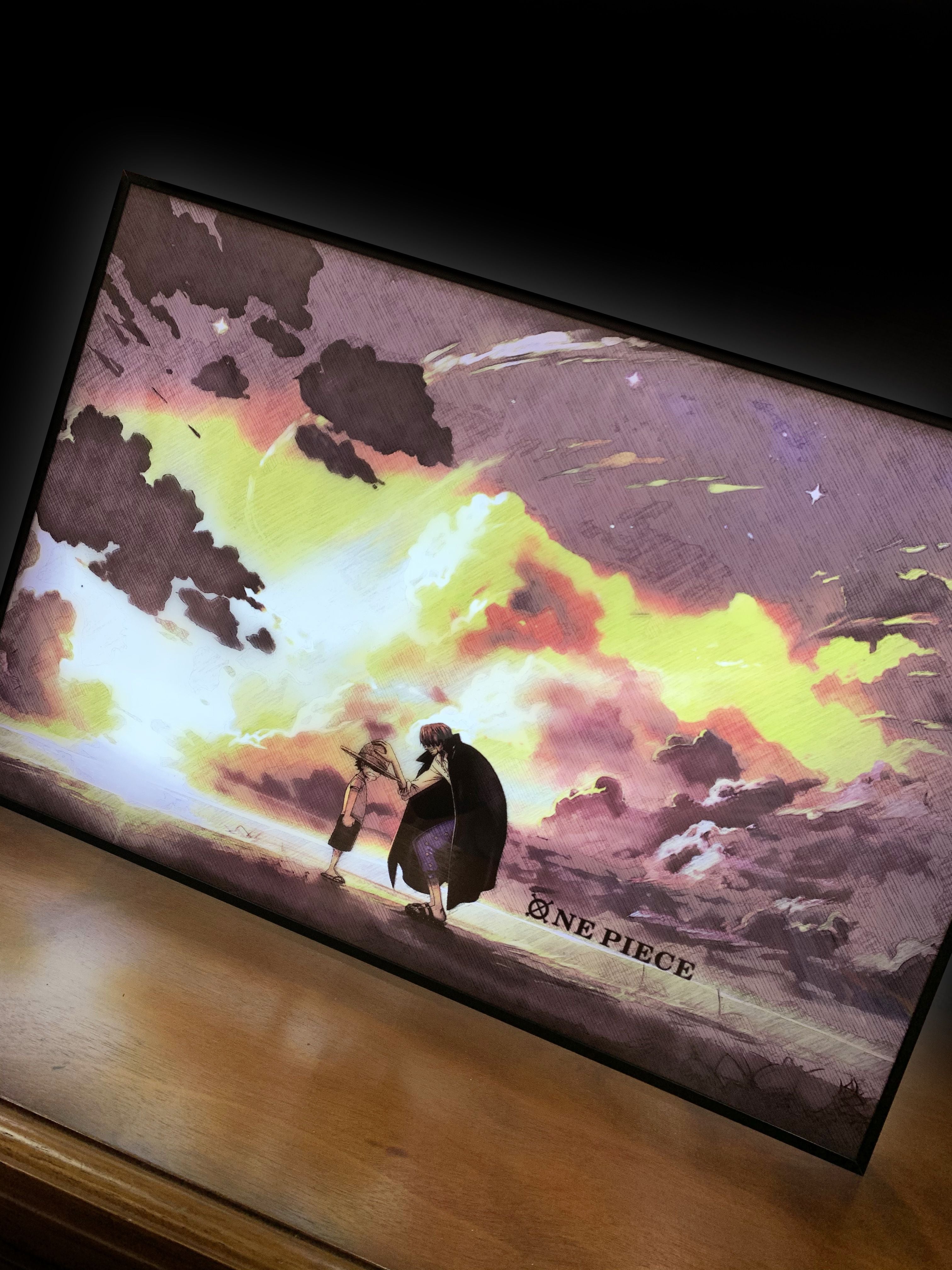 【Pre-sale】Decorative painting of Luffy & Shanks-One piece-Mystical Art Studio