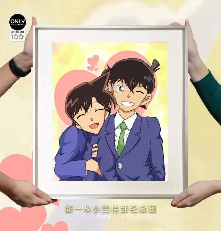 【In stock】Decorative Painting of Conan & Mouri Ran-Detective Conan-Mystical Art Studio