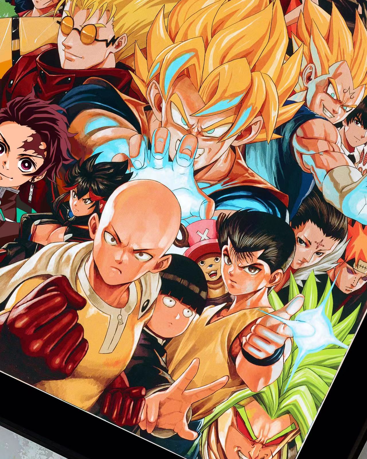 【Pre-sale】Main Characters of Japanese Anime Decoration Painting-Mystical Art Studio