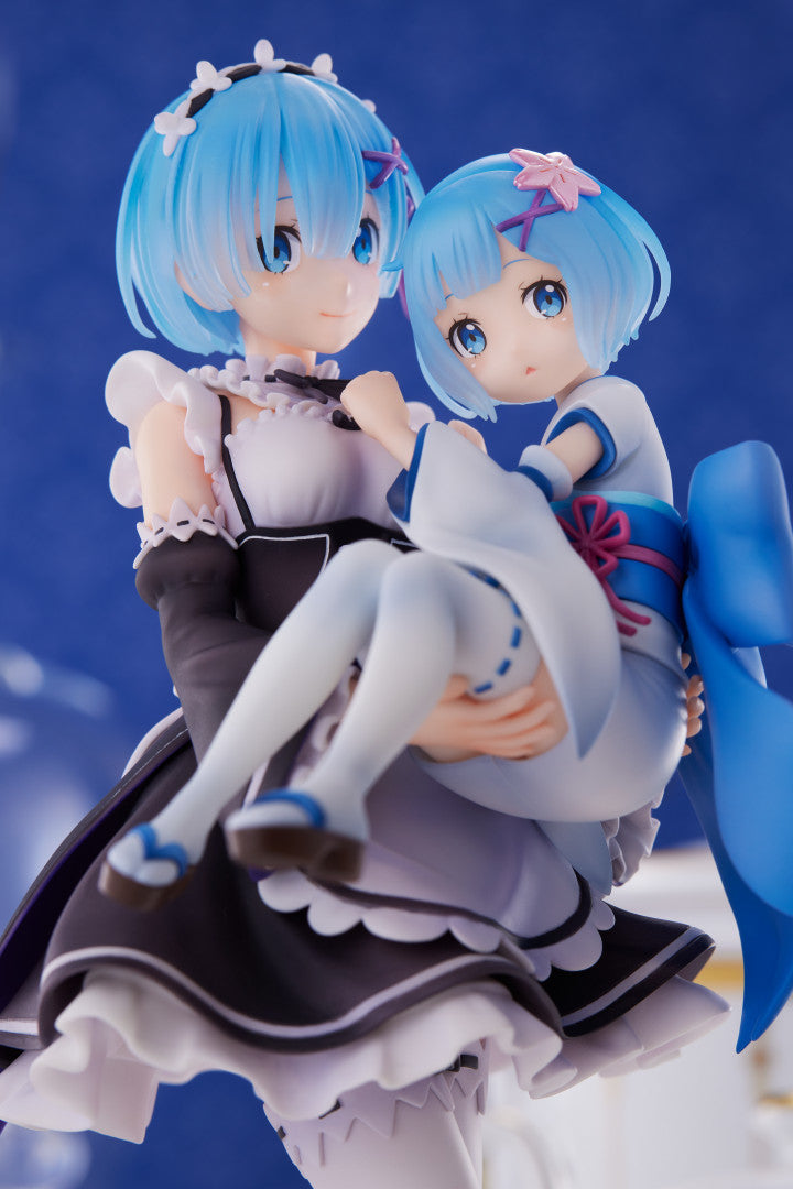 【Pre-sale】S-Fire Series Rem & Childhood Rem-Re:Starting Life From Zero in a Different World Official Statue-SEGA