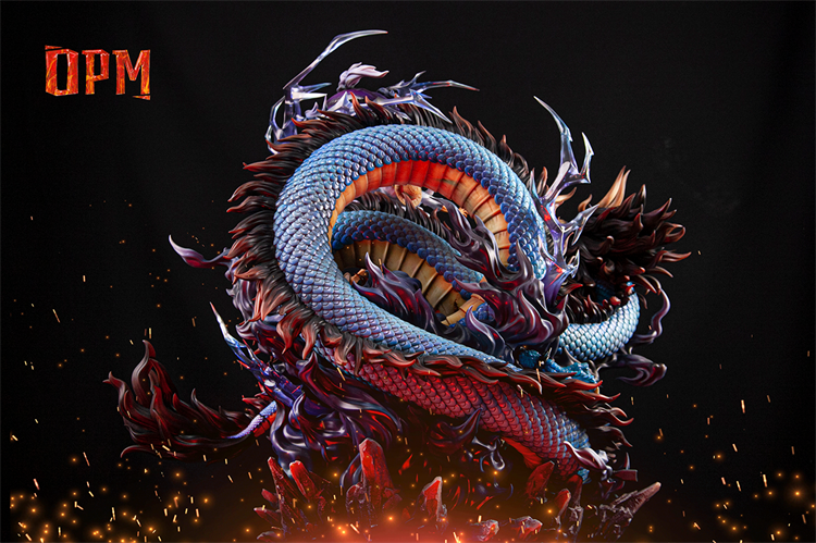 【In stock】Nika Luffy VS Dragon morphology Kaidou with LED-One Piece-OPM Studio