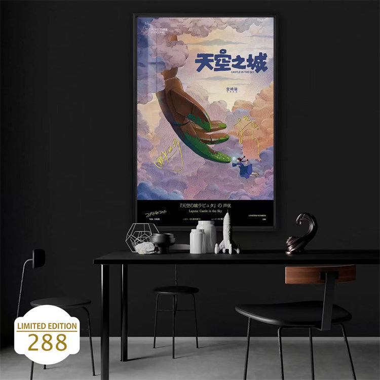 【Pre-sale】Decorative Painting of Castle in the Sky-Studio Ghibli-Billion Birds Studio