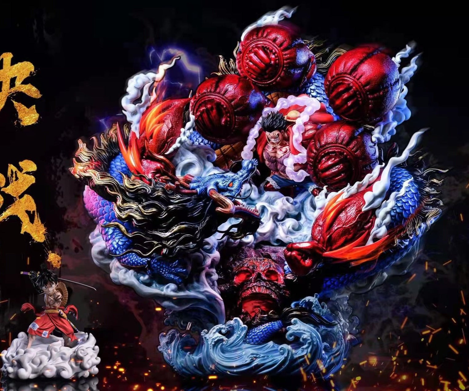 【Pre-sale】The final fight-Luffy vs Kaido-One piece-MR J Studio