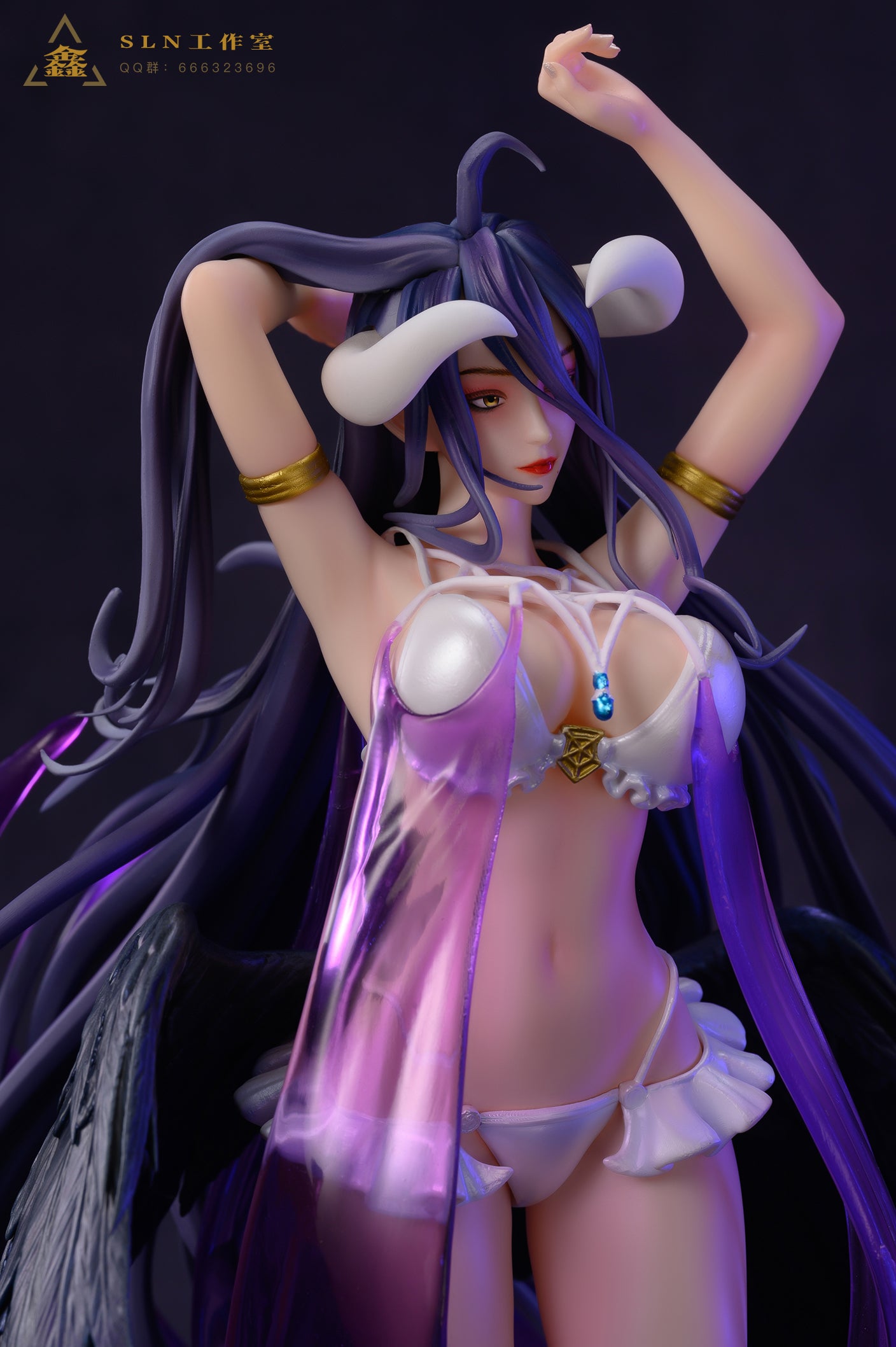 【Pre-sale】1/4 Scale Albedo-Onmyoji Official Statue-SLN Studio